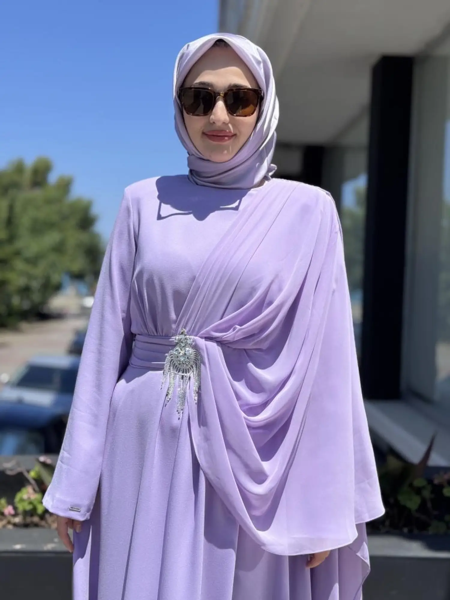 SENNA Orient Tesettür Abiye Elbise SD2530032