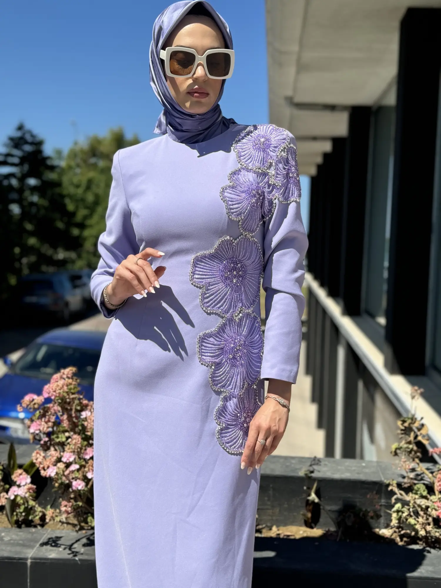 SENNA Rosaline Tesettür Abiye Dress SD30043