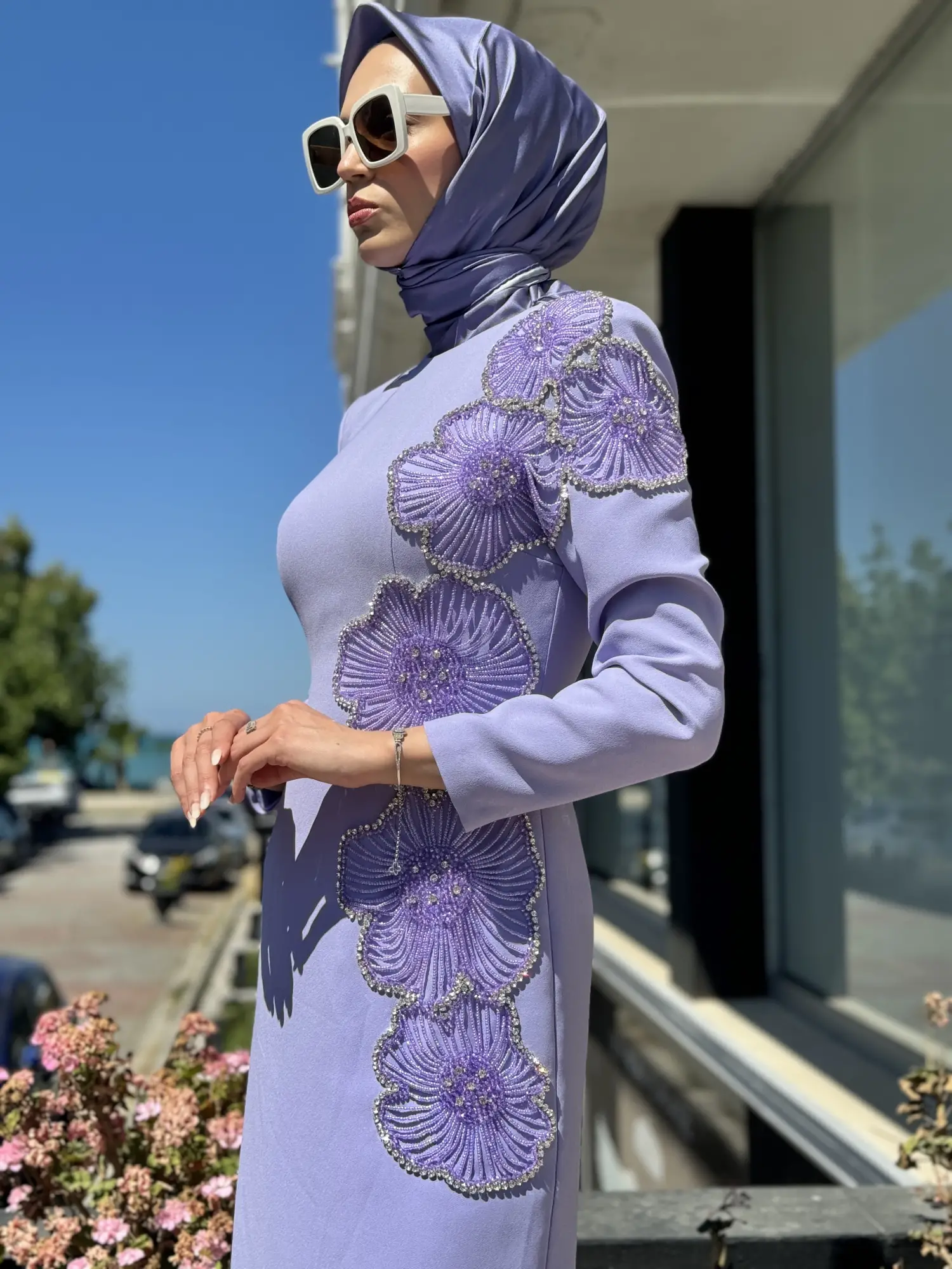 SENNA Rosaline Tesettür Abiye Dress SD30043