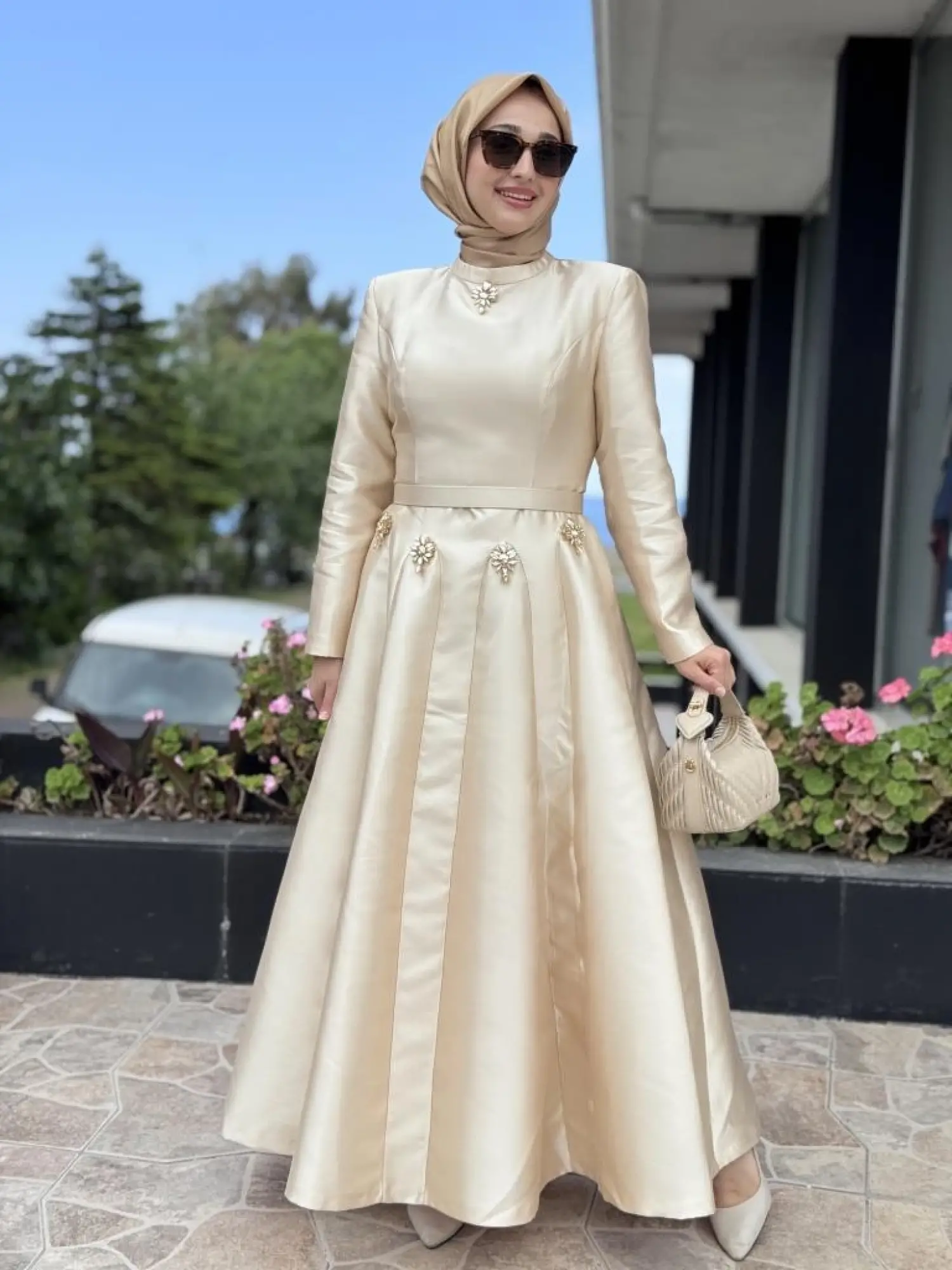 SENNA Scarlet Tesettür Abiye Dress SD2530003