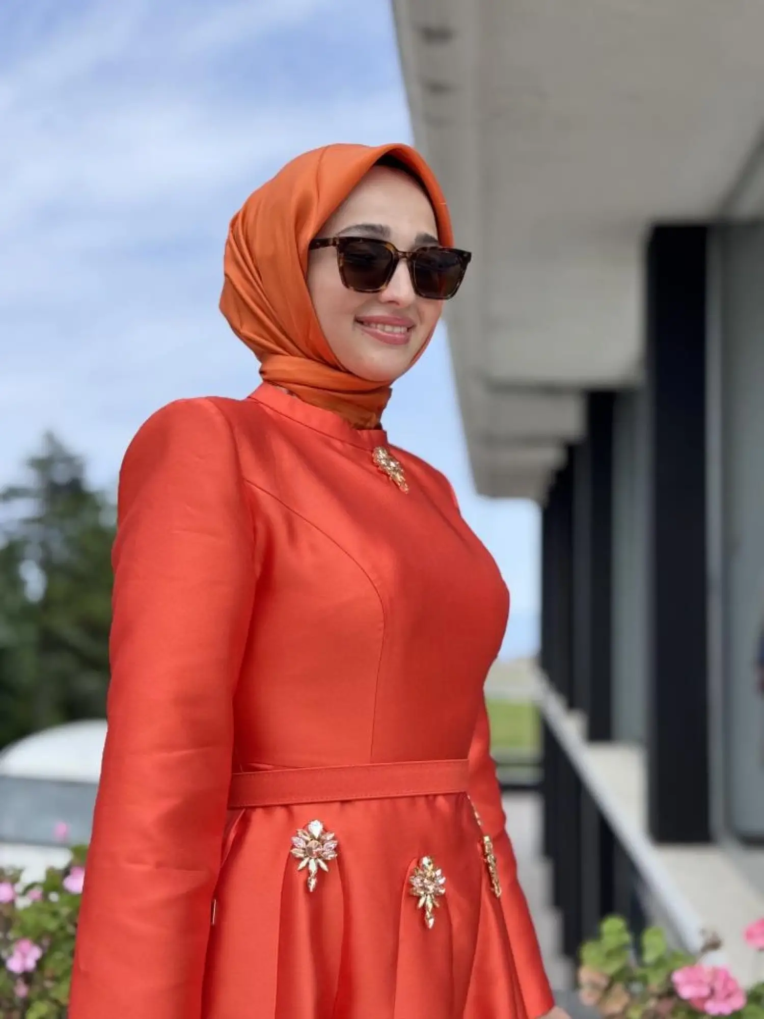 SENNA Scarlet Tesettür Abiye Dress SD2530003