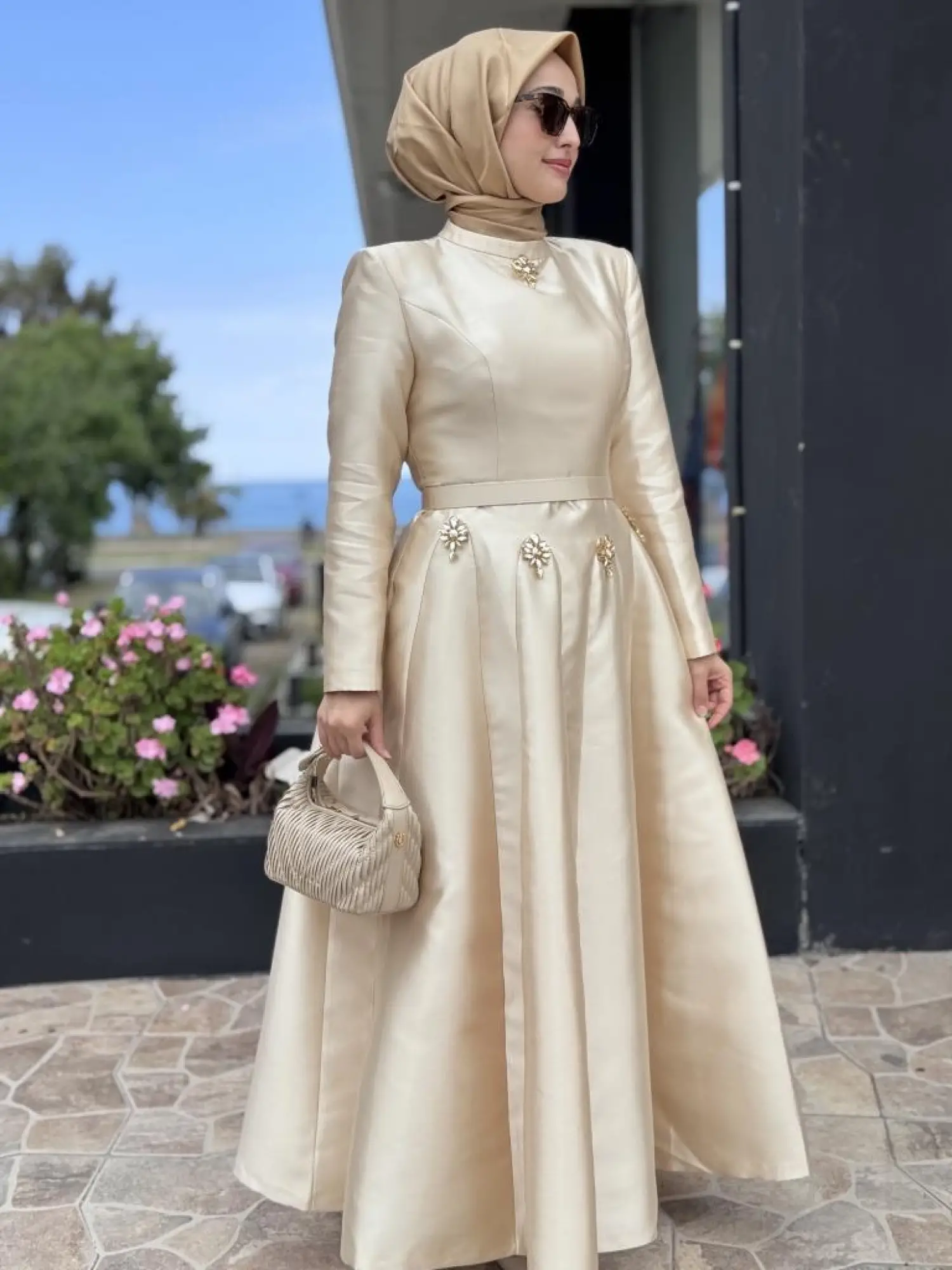 SENNA Scarlet Tesettür Abiye Dress SD2530003