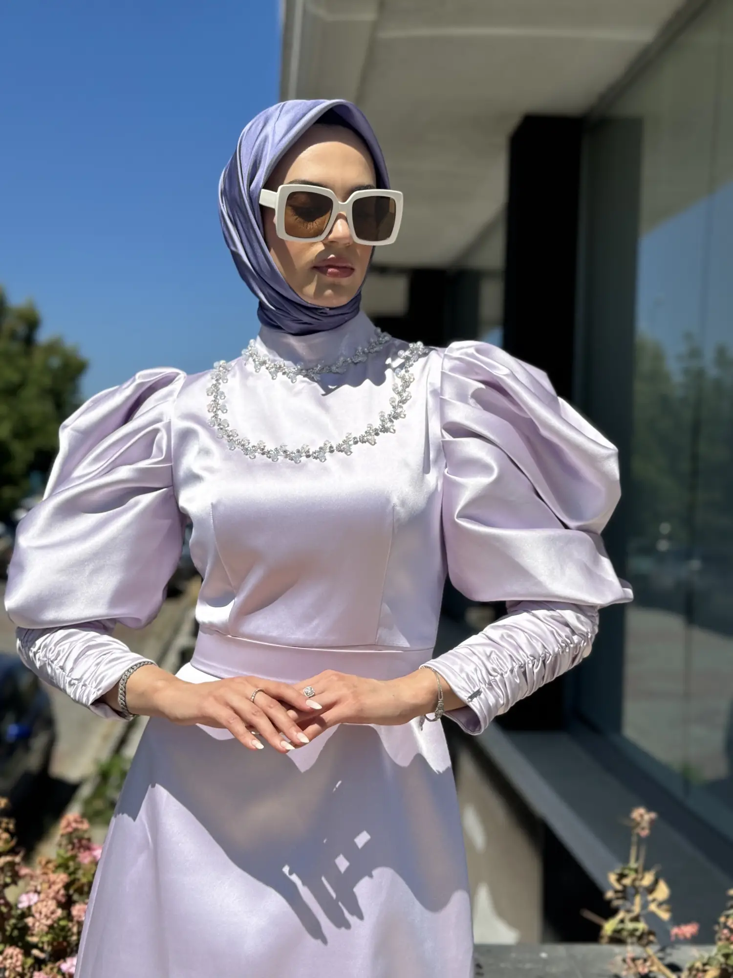 SENNA Shay Tesettür Abiye Dress SD30107