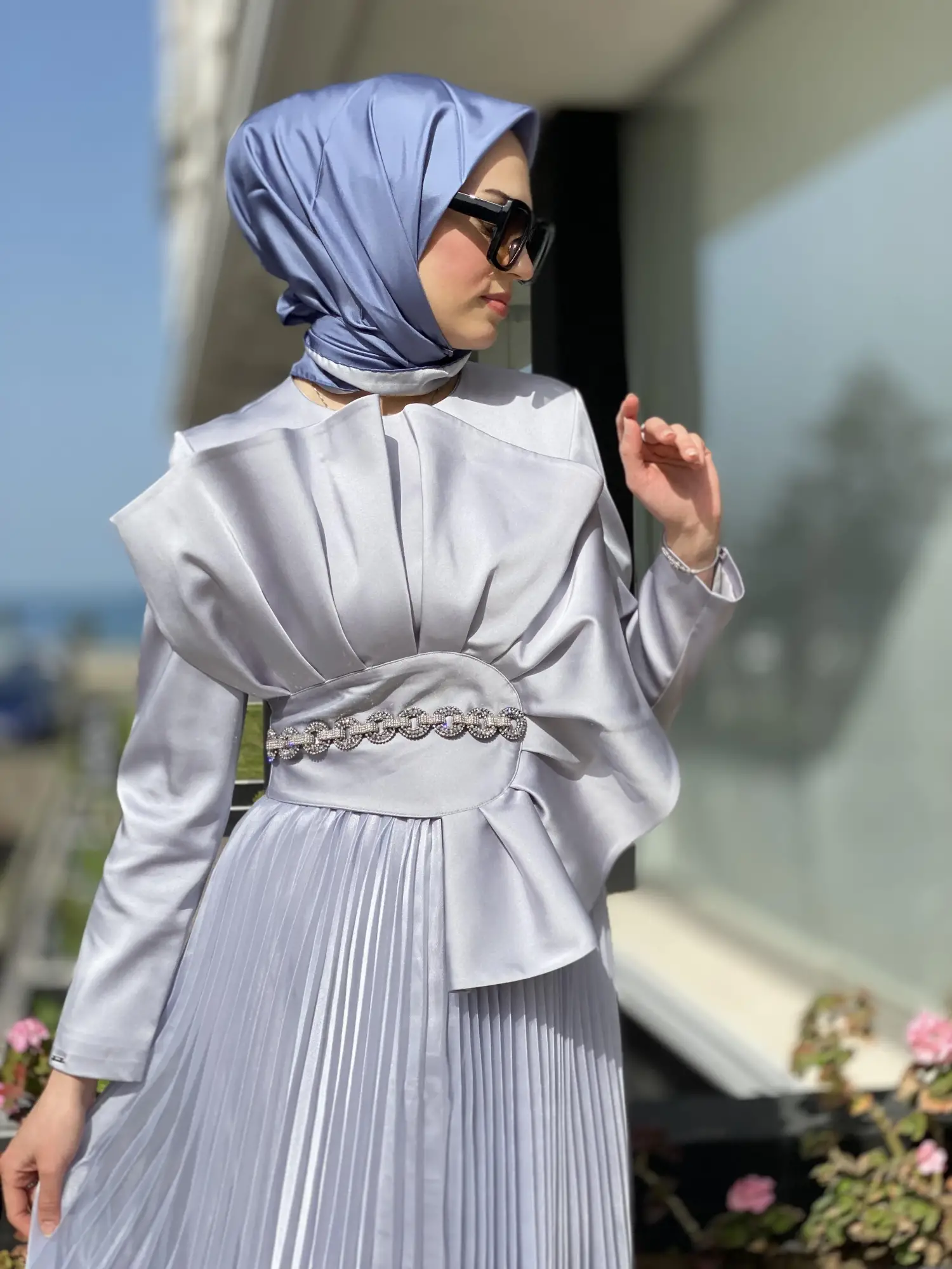 SENNA Violanda Dress Tesettür Abiye SD30025