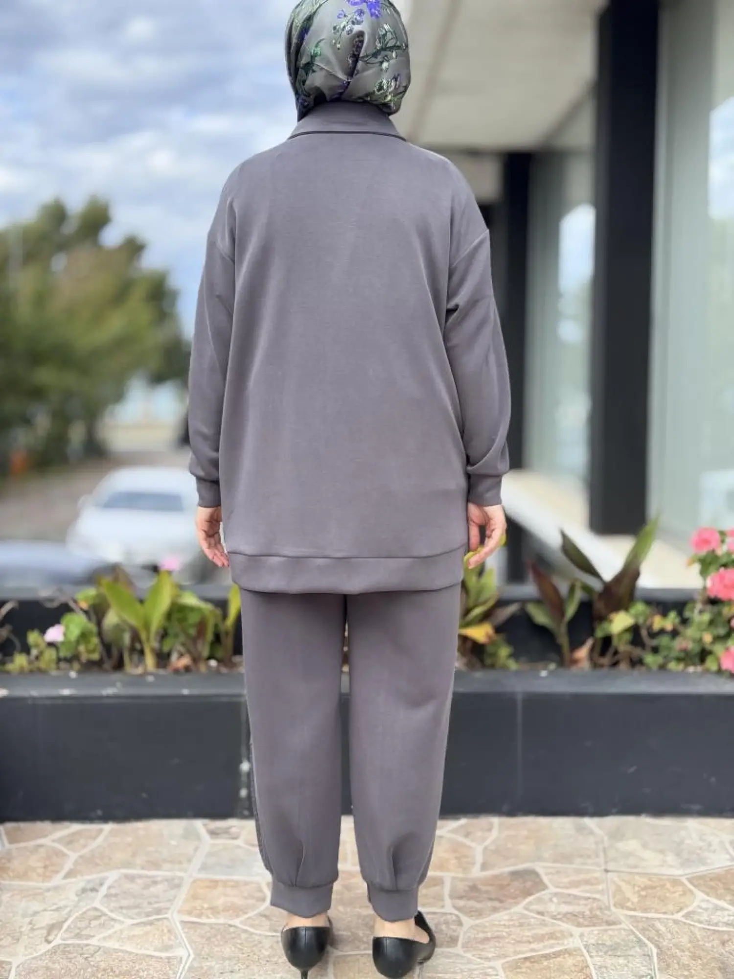 Tığ Triko File Kaplamalı Pantolonlu Takım TKM5007