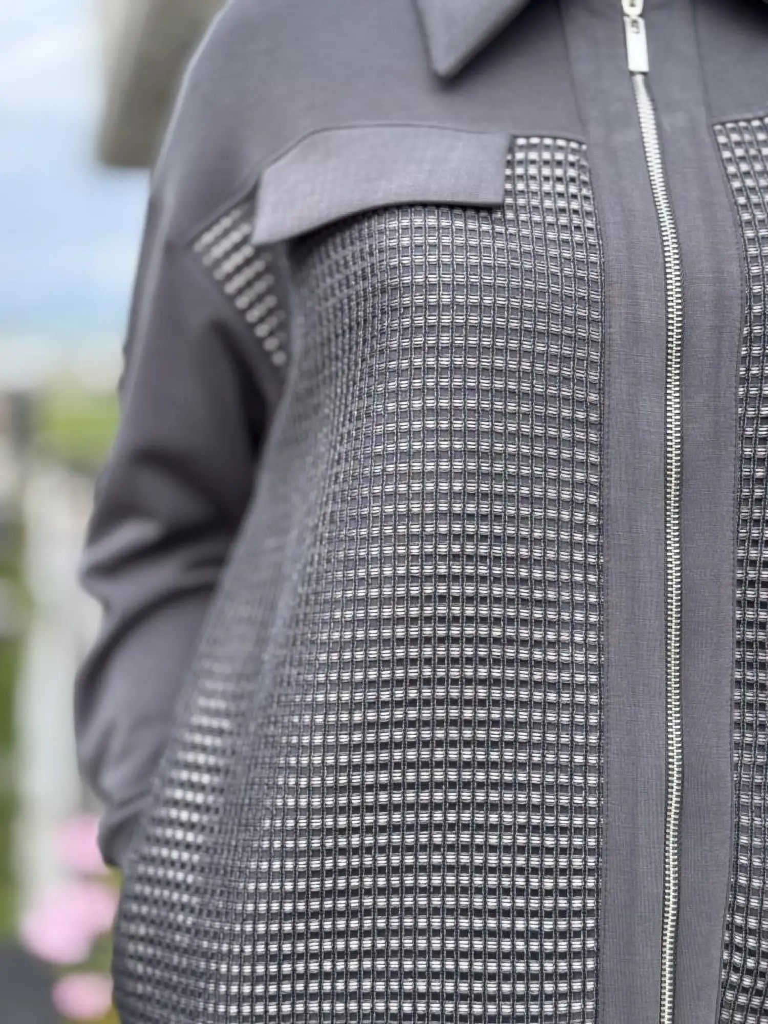 Tığ Triko File Kaplamalı Pantolonlu Takım TKM5007