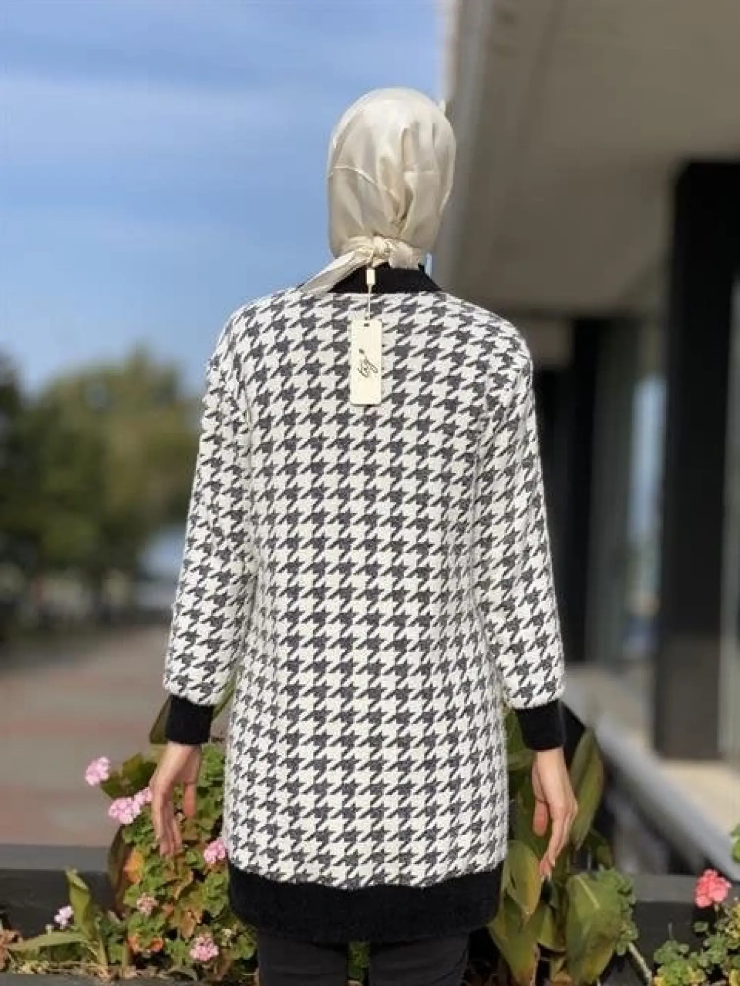 Tığ Triko Kazayaklı Bomber Yaka Hırka HRK1537