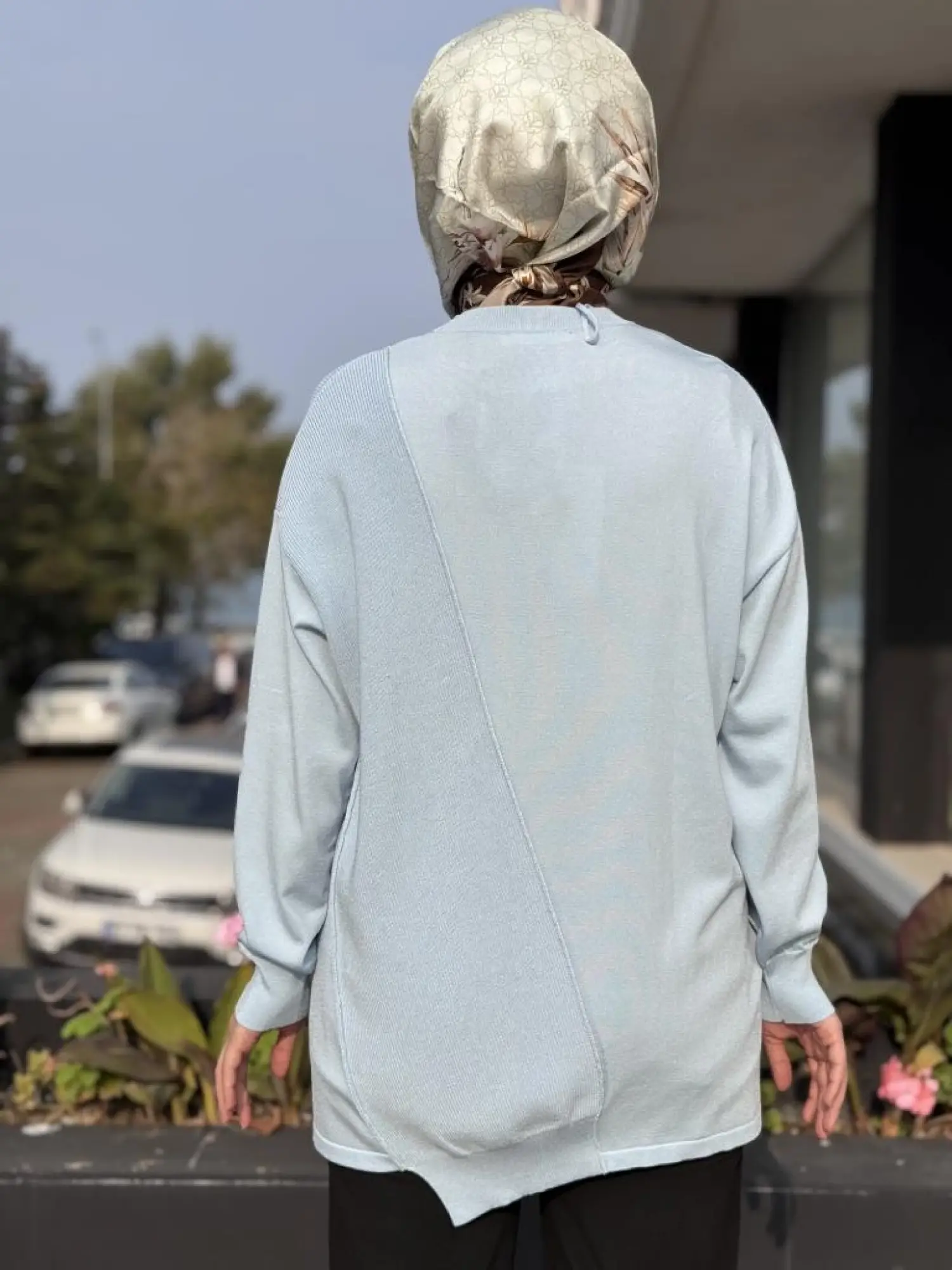 Tığ Triko Örgü Detaylı Rayon Tunik TNK21872