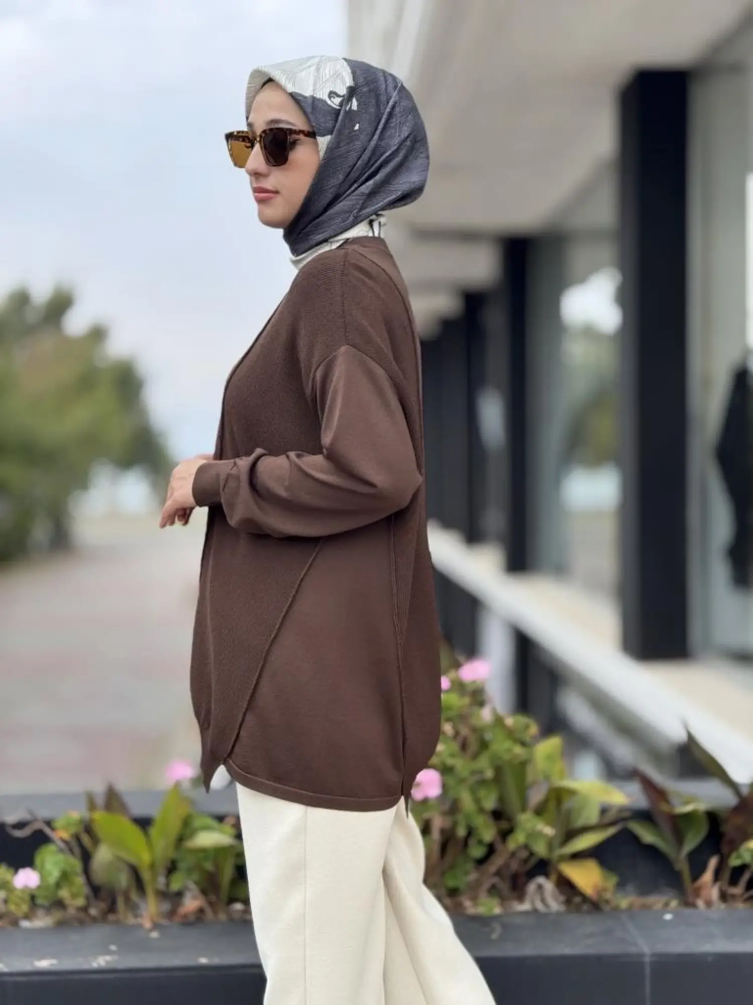 Tığ Triko Örgü Detaylı Rayon Tunik TNK21872