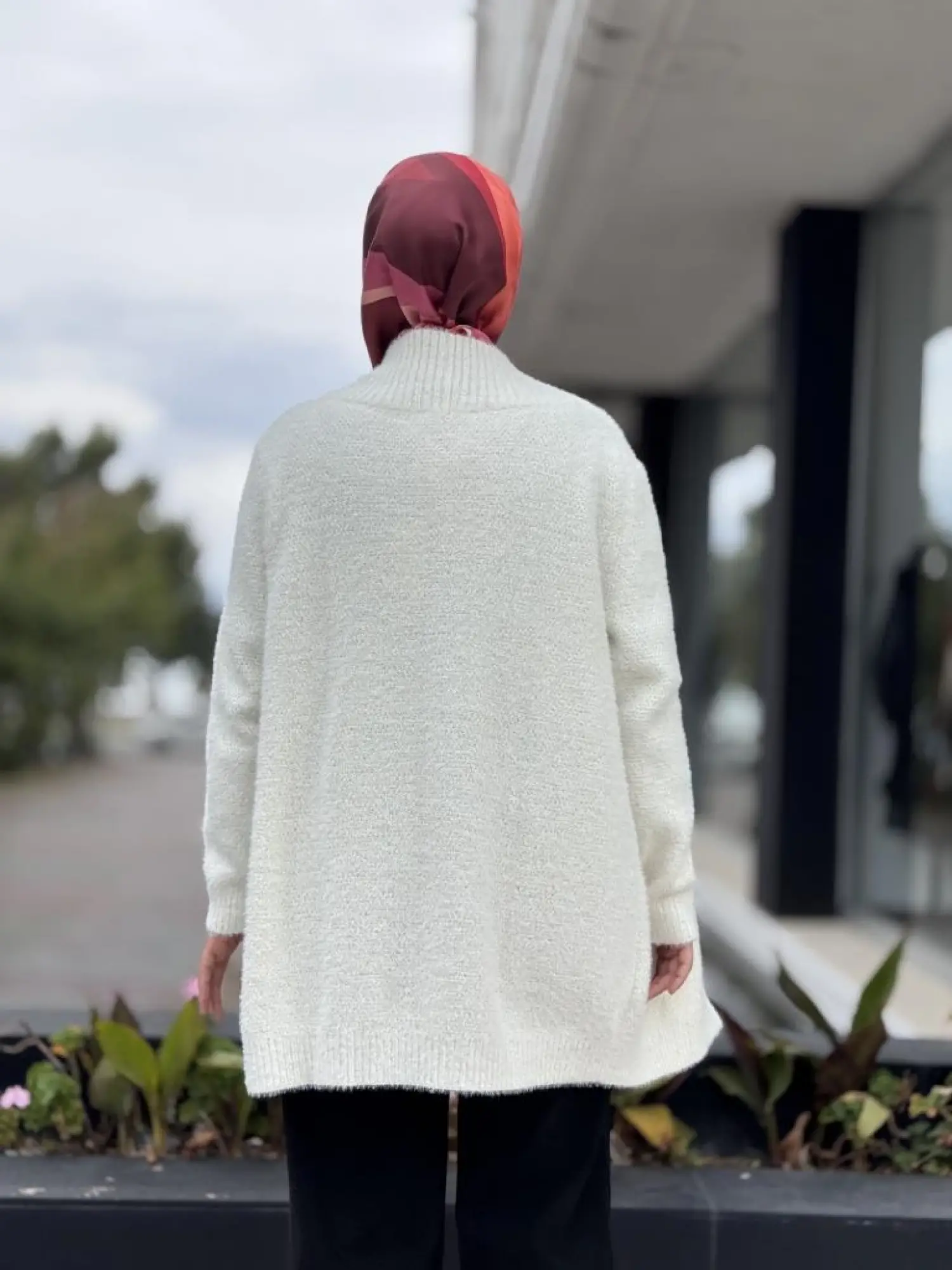 Tığ Triko Sim Detaylı Hırka HRK21686