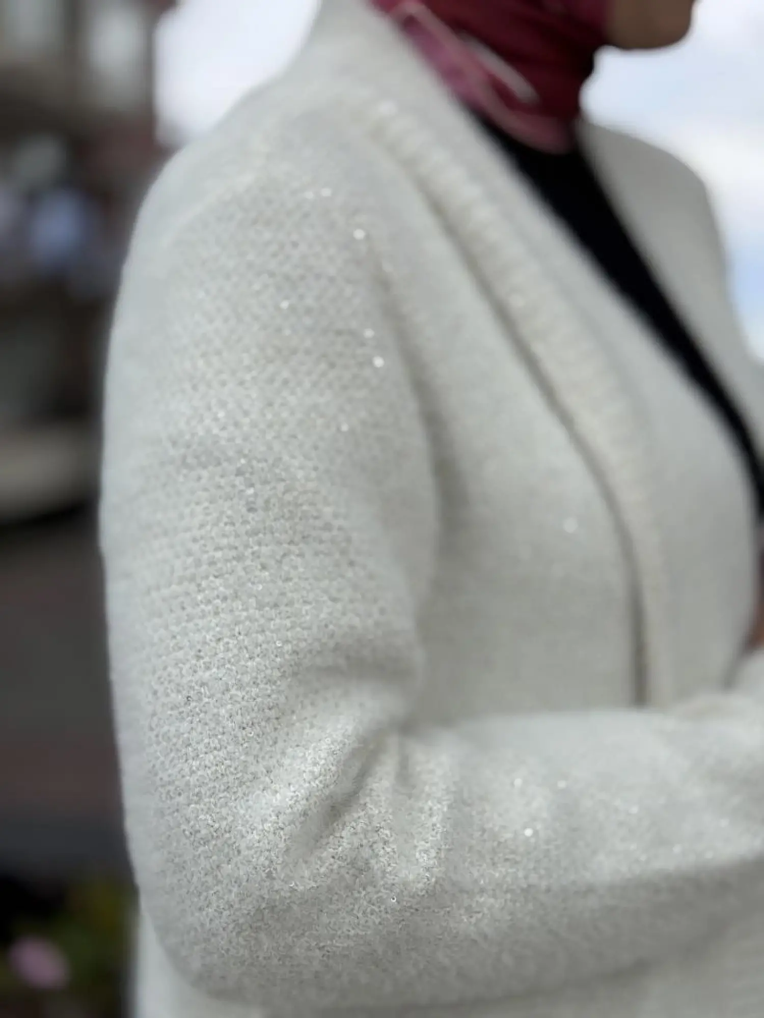 Tığ Triko Sim Detaylı Hırka HRK21686