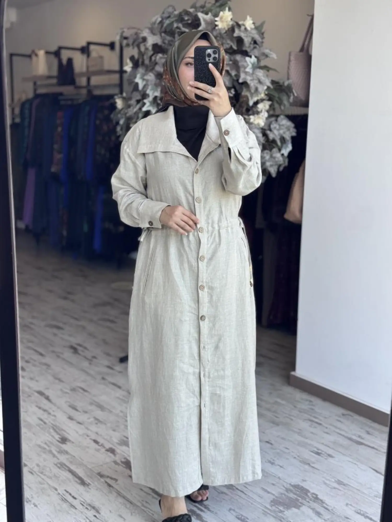 Tığ Triko Sırt Nakış ve Boncuk Detaylı Kap KAP3082