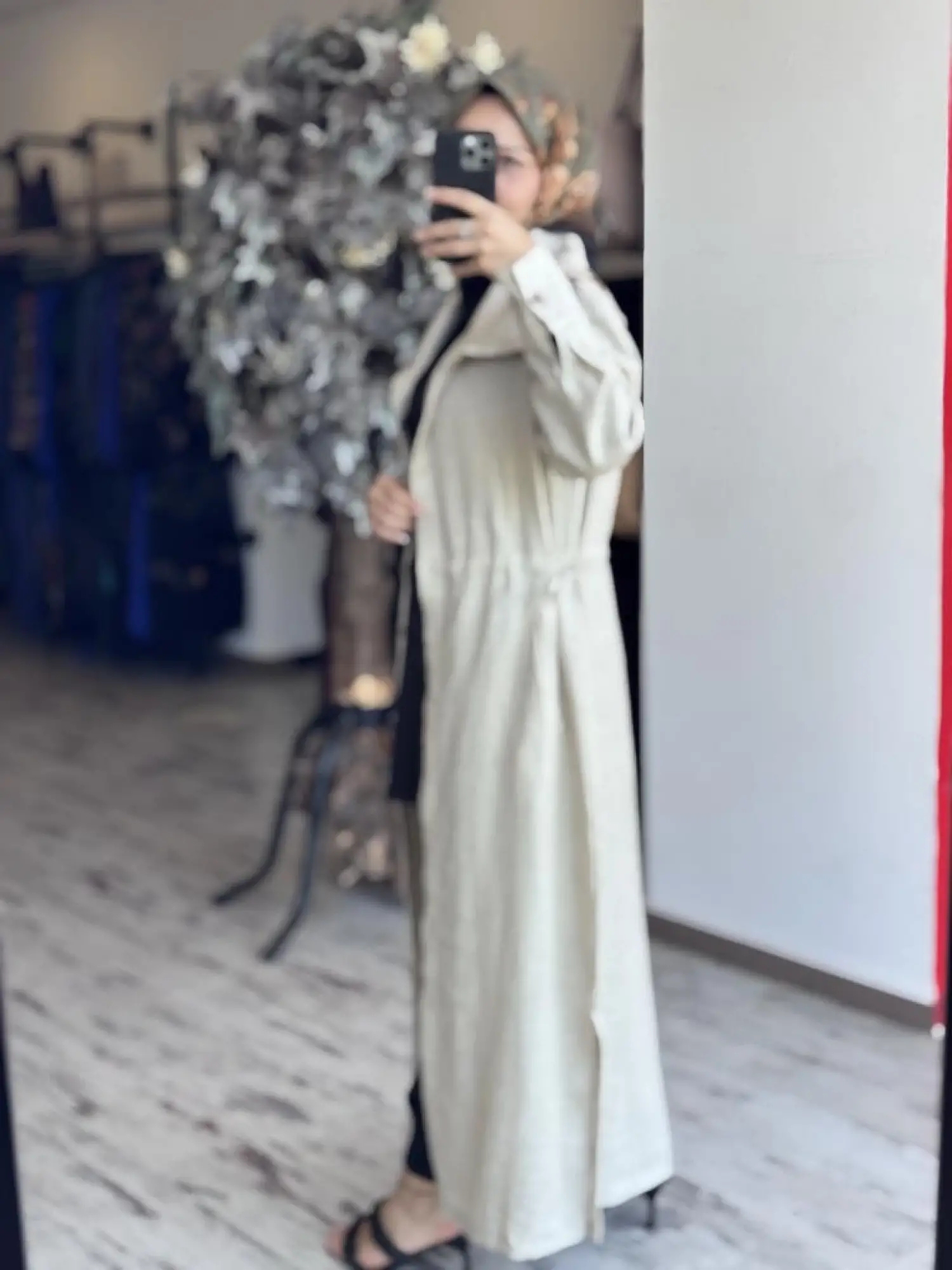 Tığ Triko Sırt Nakış ve Boncuk Detaylı Kap KAP3082