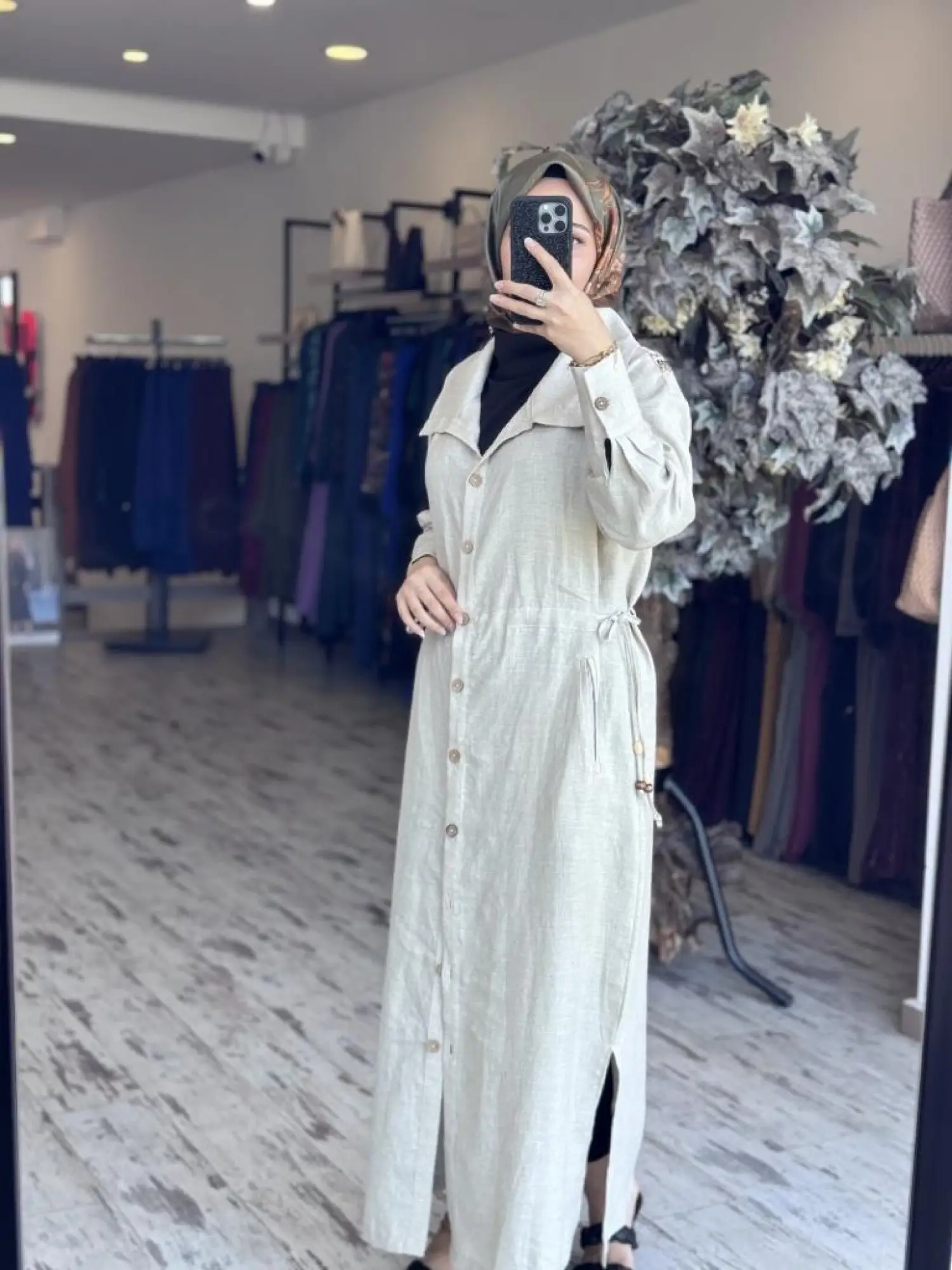 Tığ Triko Sırt Nakış ve Boncuk Detaylı Kap KAP3082