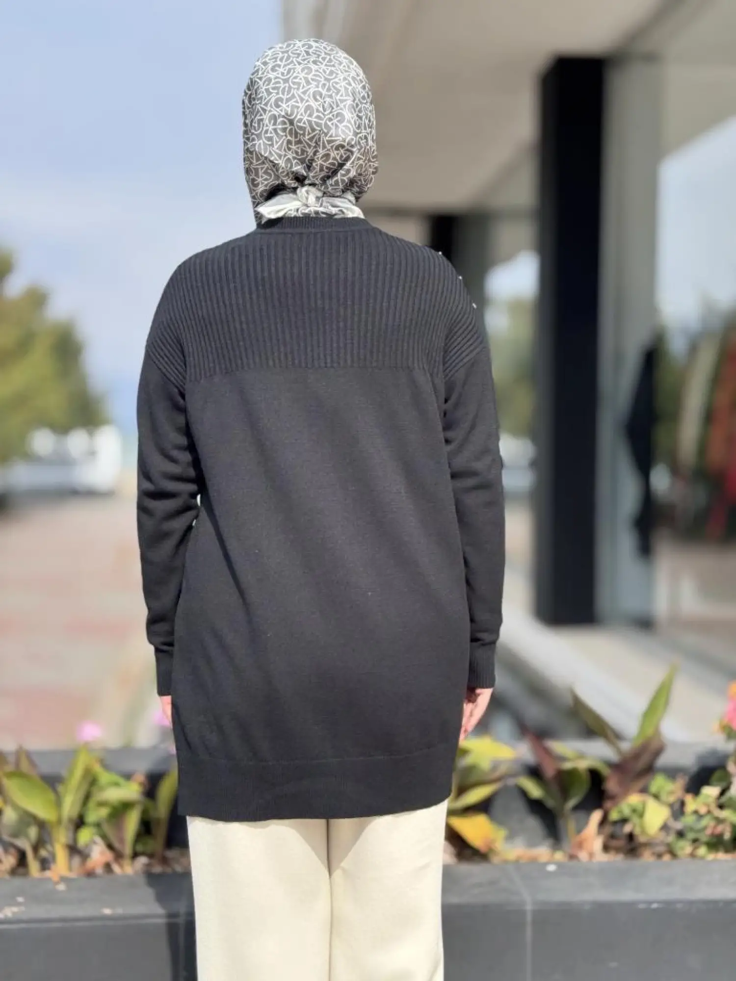 Tığ Triko Taş Detaylı Triko Tunik TNK21739