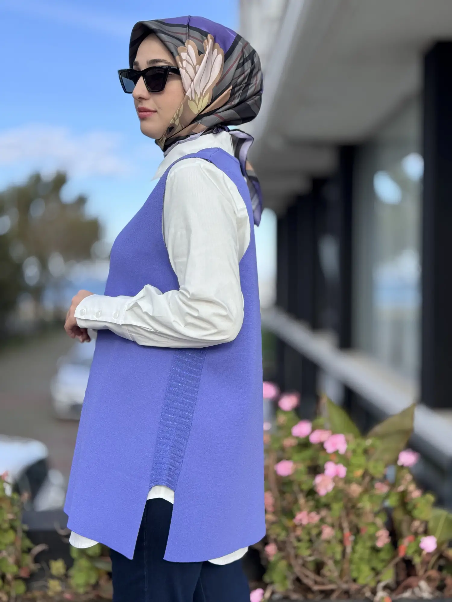 Tığ Triko V Yaka Rayon Süveter SVT21939