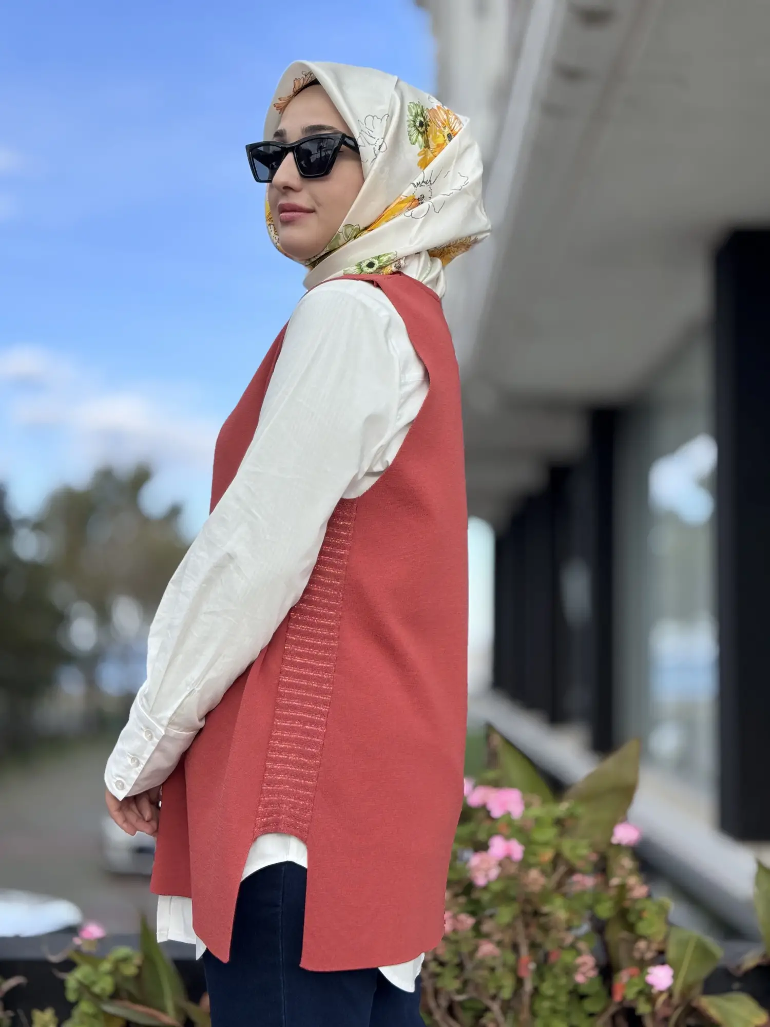 Tığ Triko V Yaka Rayon Süveter SVT21939