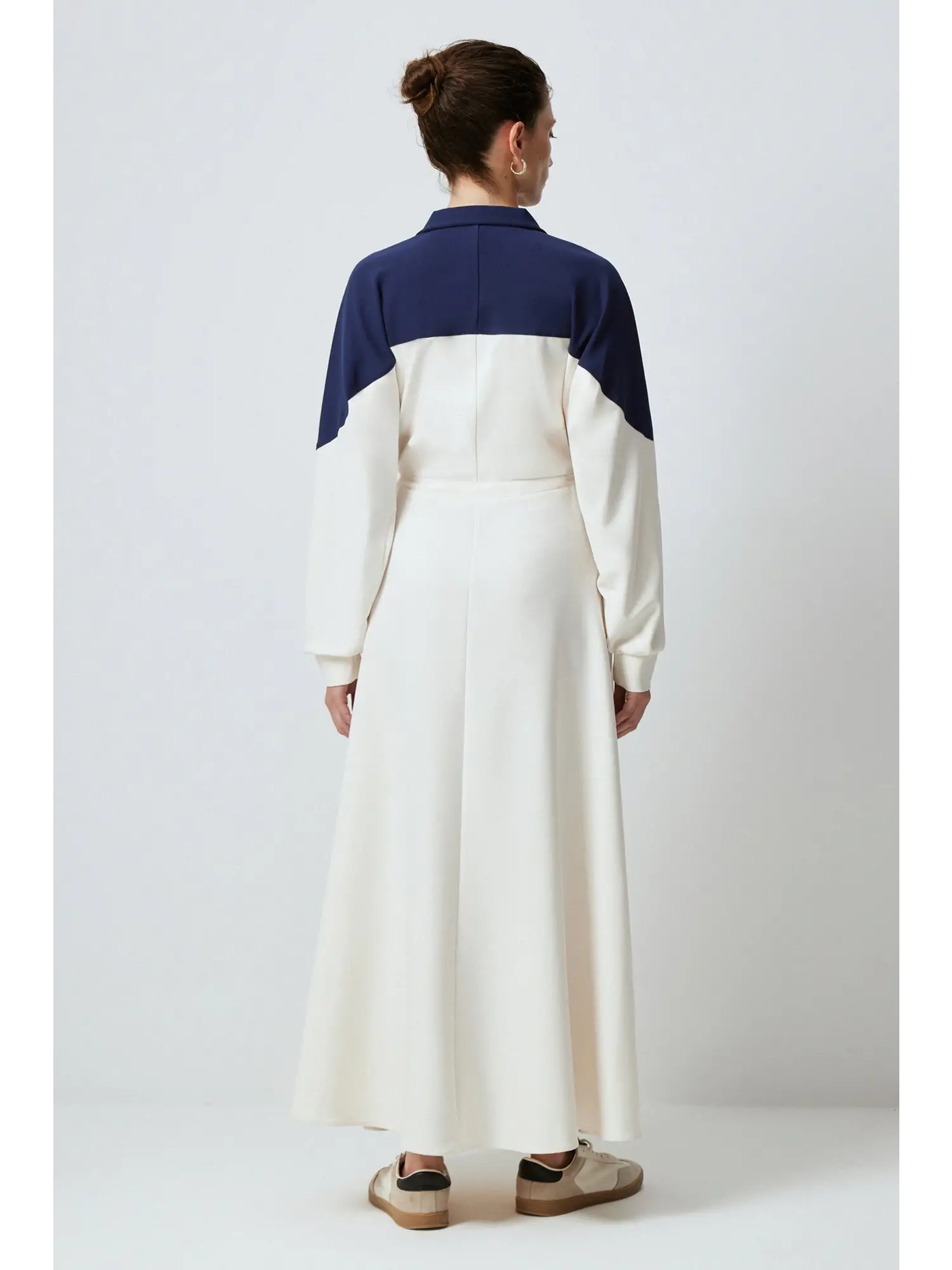 Touche Belden Bağlamalı Krep Elbise 24F1A0004