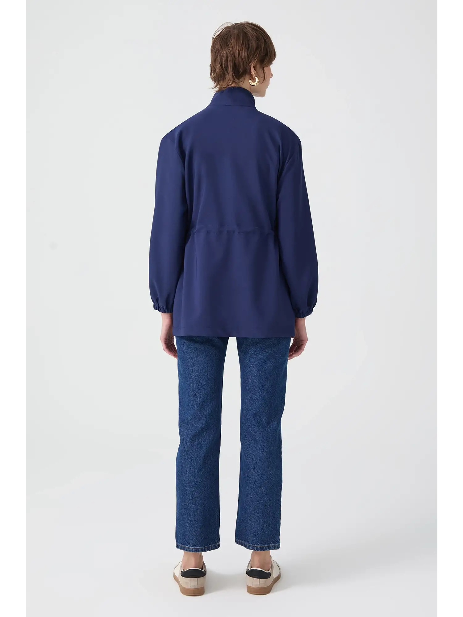 Touche Dik Yaka Krep Ceket 24Y1FT141