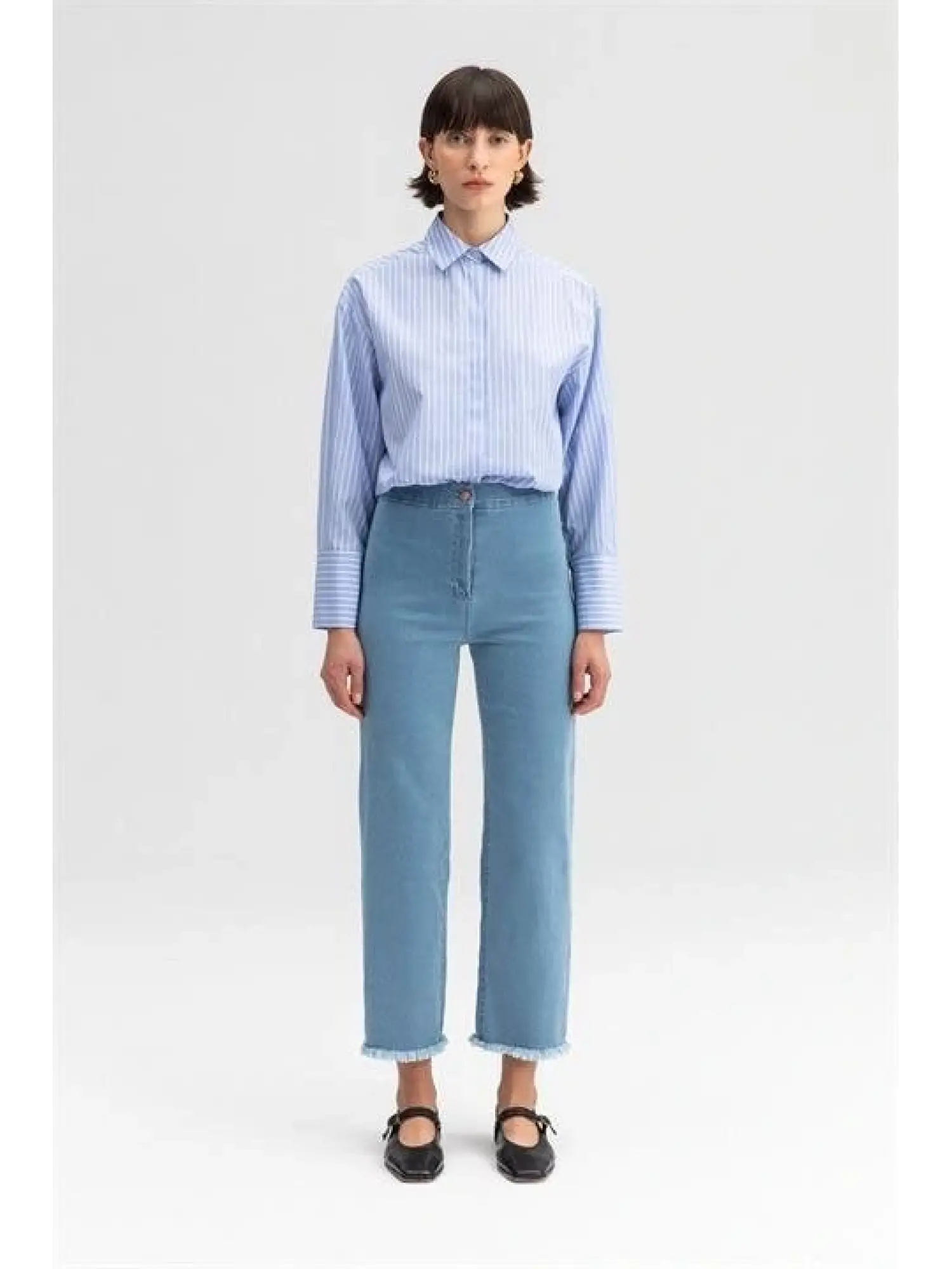 TOUCHE PAÇASI PÜSKÜLLÜ DENIM PANTOLON 23S1X046