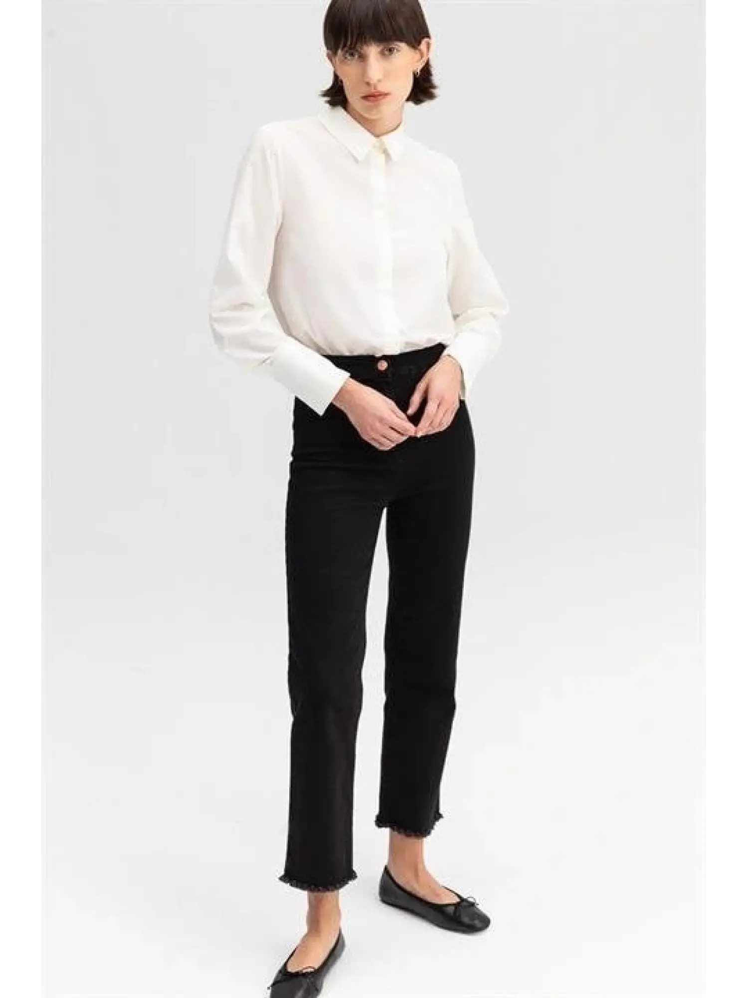 TOUCHE PAÇASI PÜSKÜLLÜ DENIM PANTOLON 23S1X046