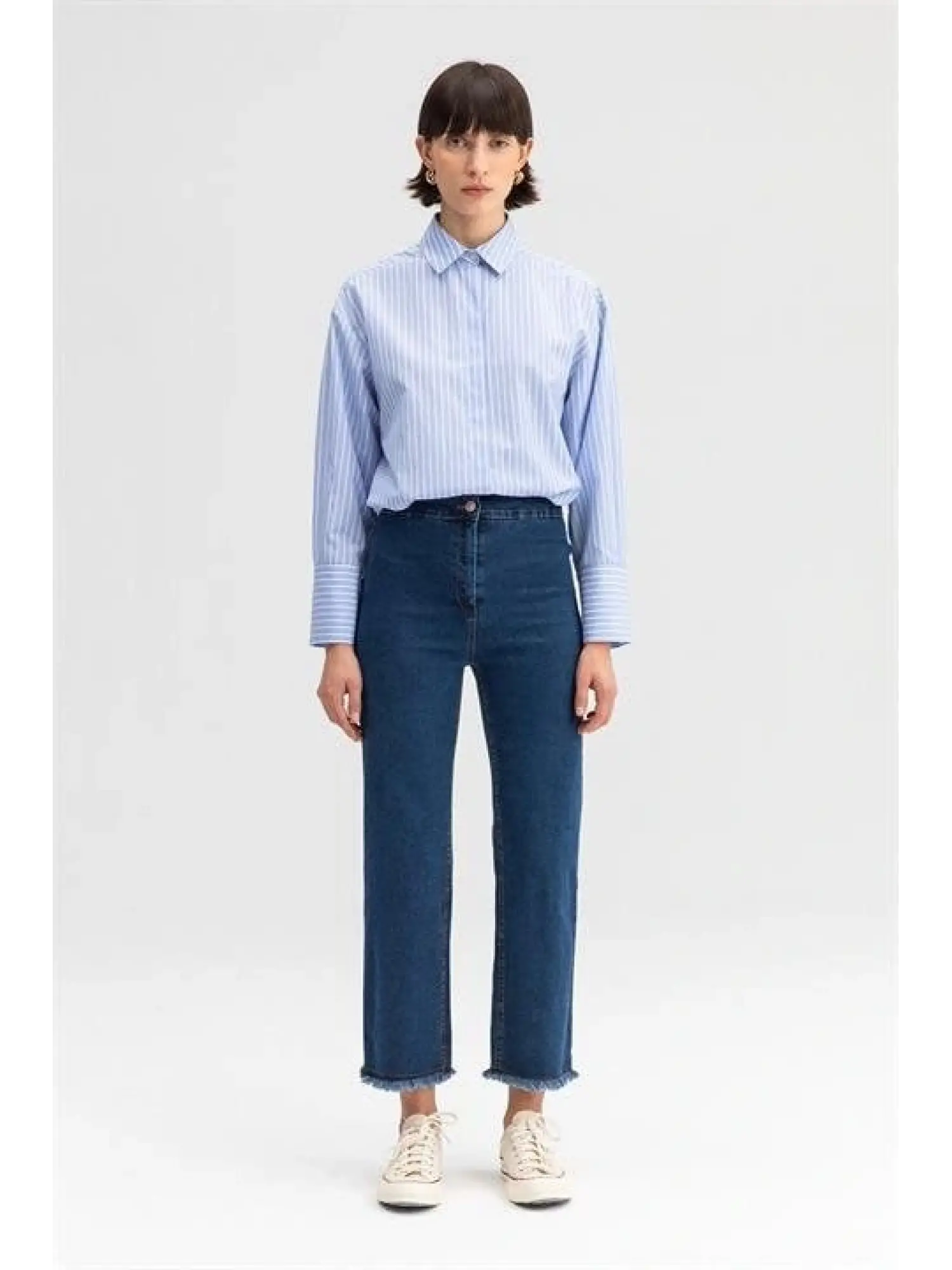 TOUCHE PAÇASI PÜSKÜLLÜ DENIM PANTOLON 23S1X046