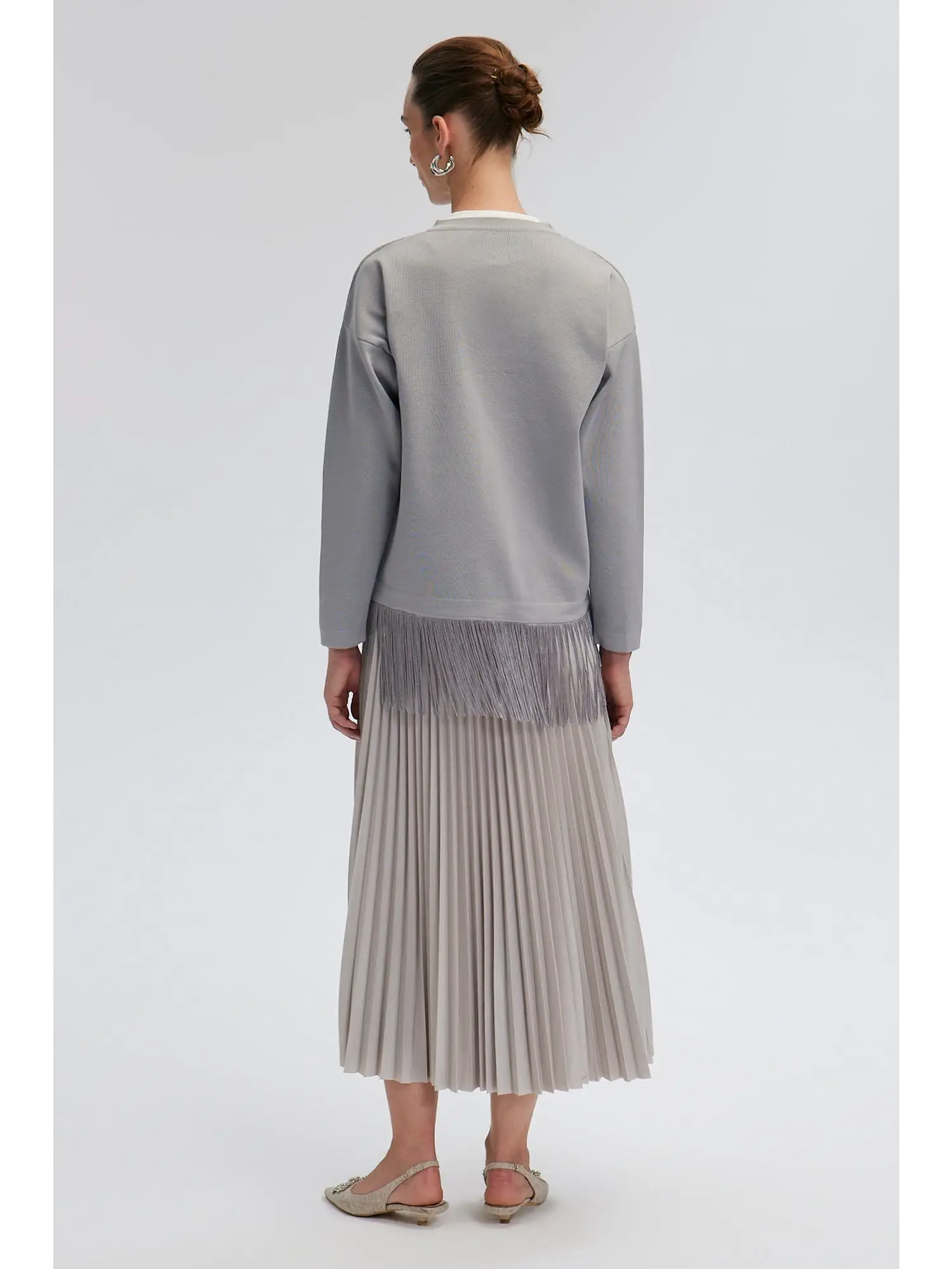 Touche Püskül Detaylı Triko Ceket 24F1XD008