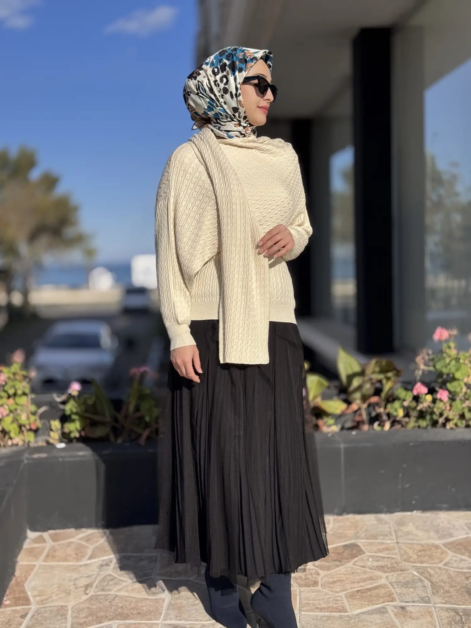 Triko Pliseli Rayon Etek  ETK21976