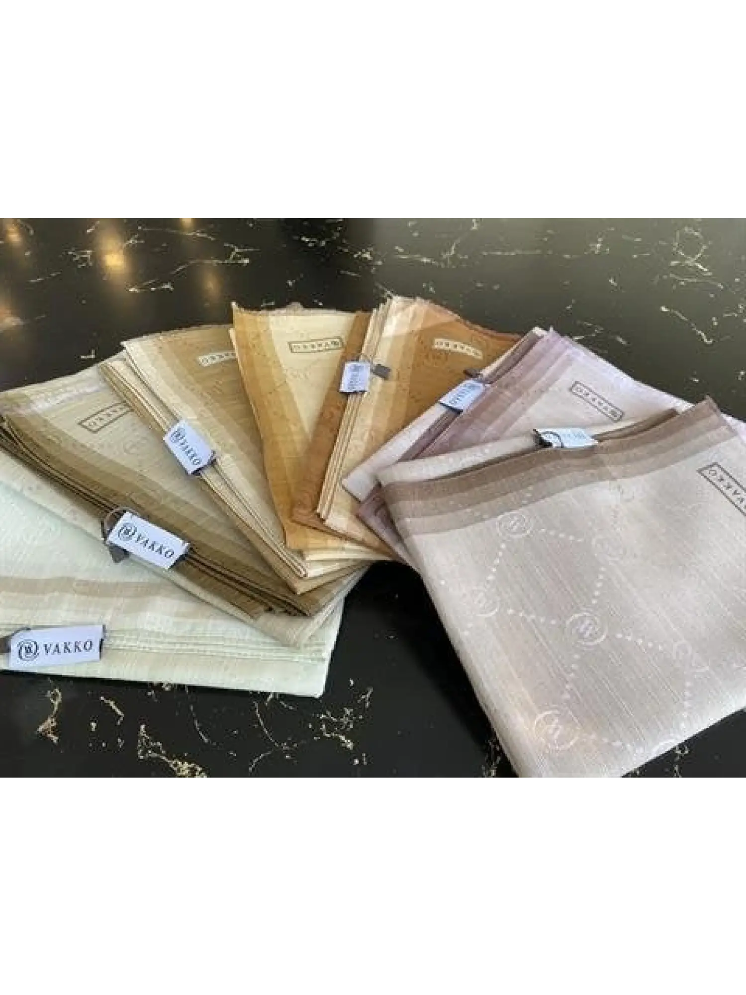 VAKKO PAMUK İPEK ŞAL 68X200