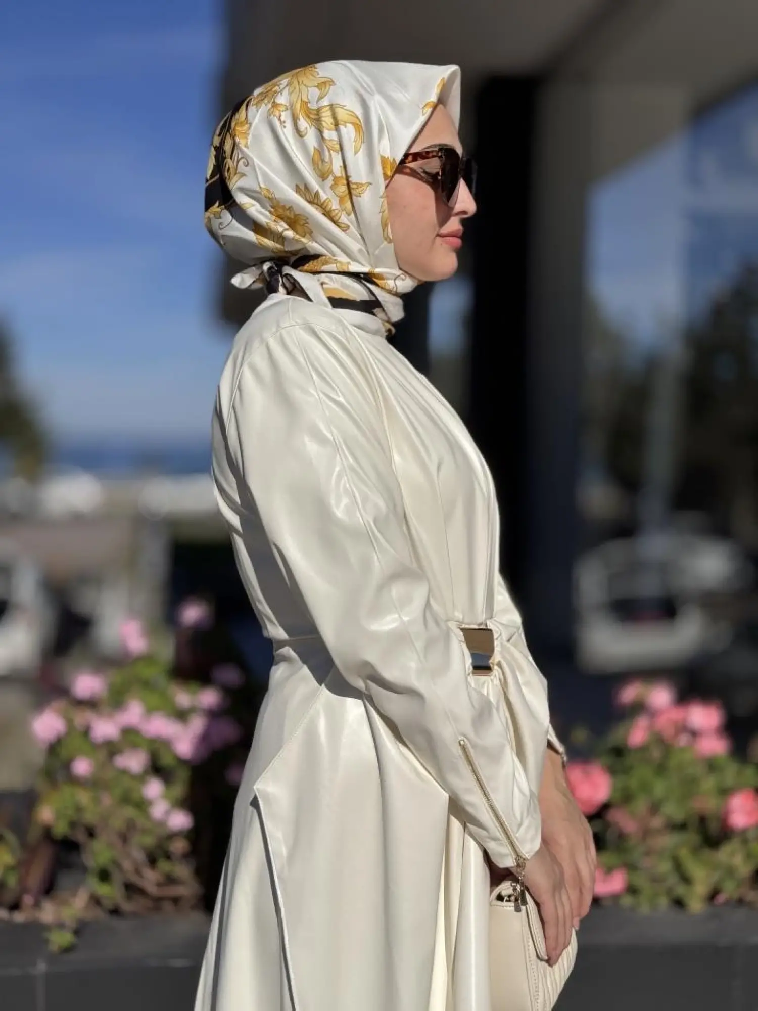 Vuu Belden Fiyonklu Deri Elbise