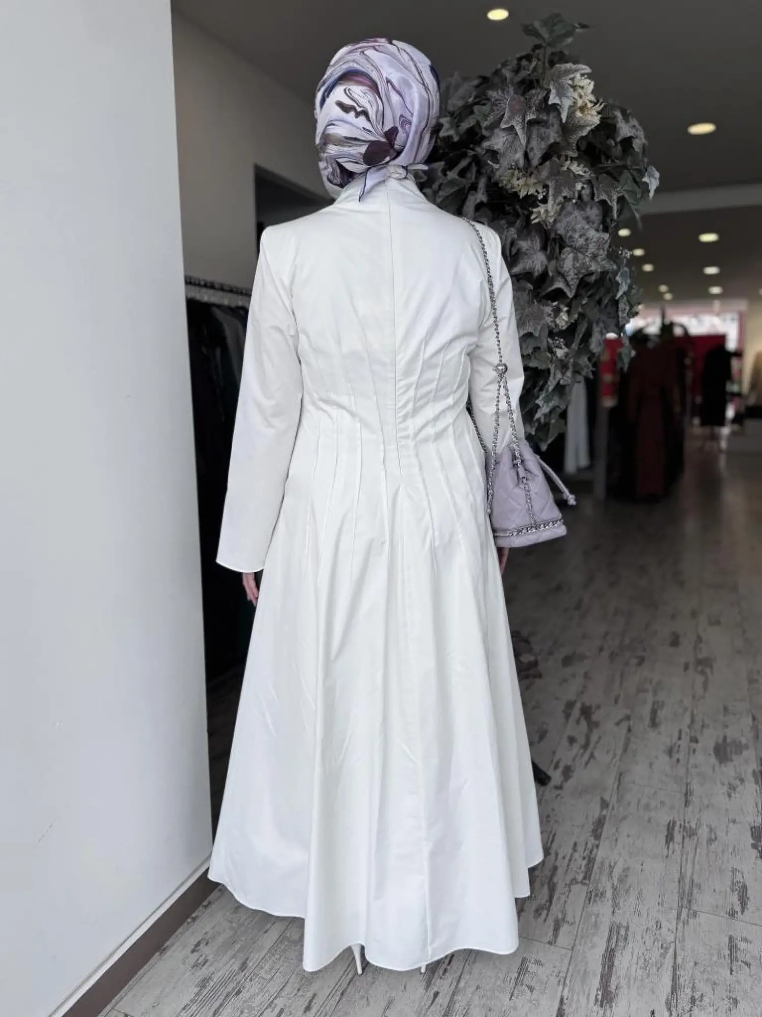 Vuu Önü Arka Pensli Elbise 25SSV4014