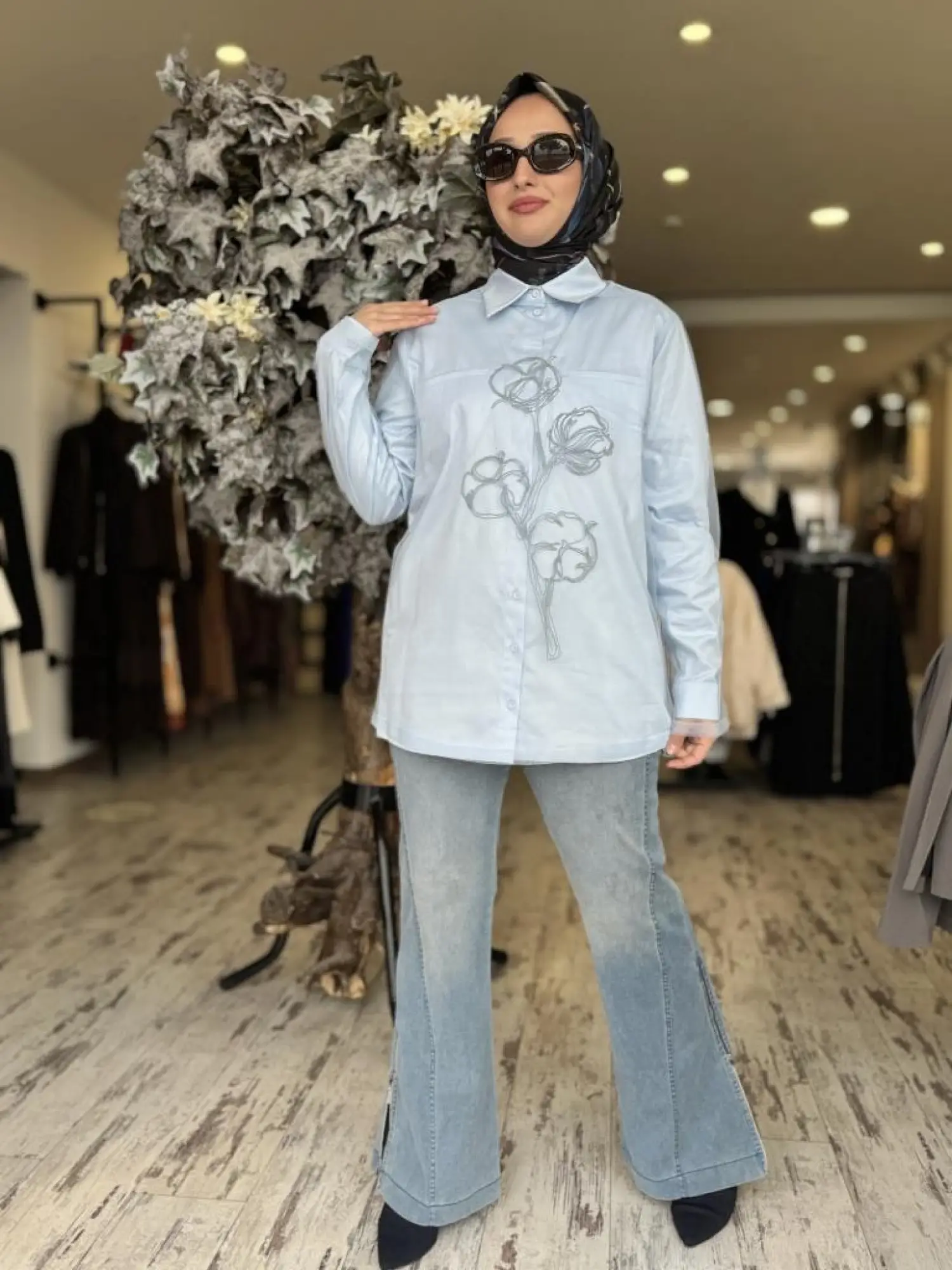 Vuu Tüllü Gömlek (Ayrılabilir) 24FW2B026