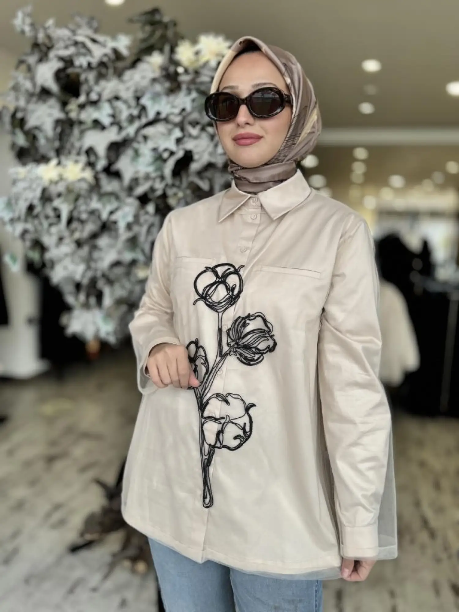 Vuu Tüllü Gömlek (Ayrılabilir) 24FW2B026