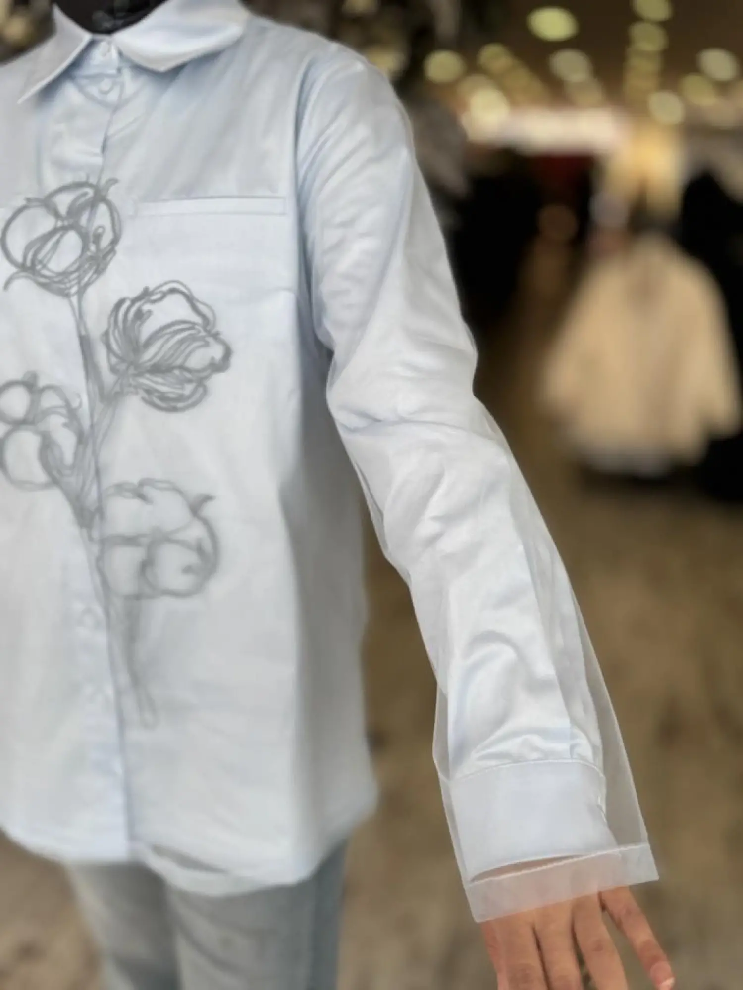 Vuu Tüllü Gömlek (Ayrılabilir) 24FW2B026