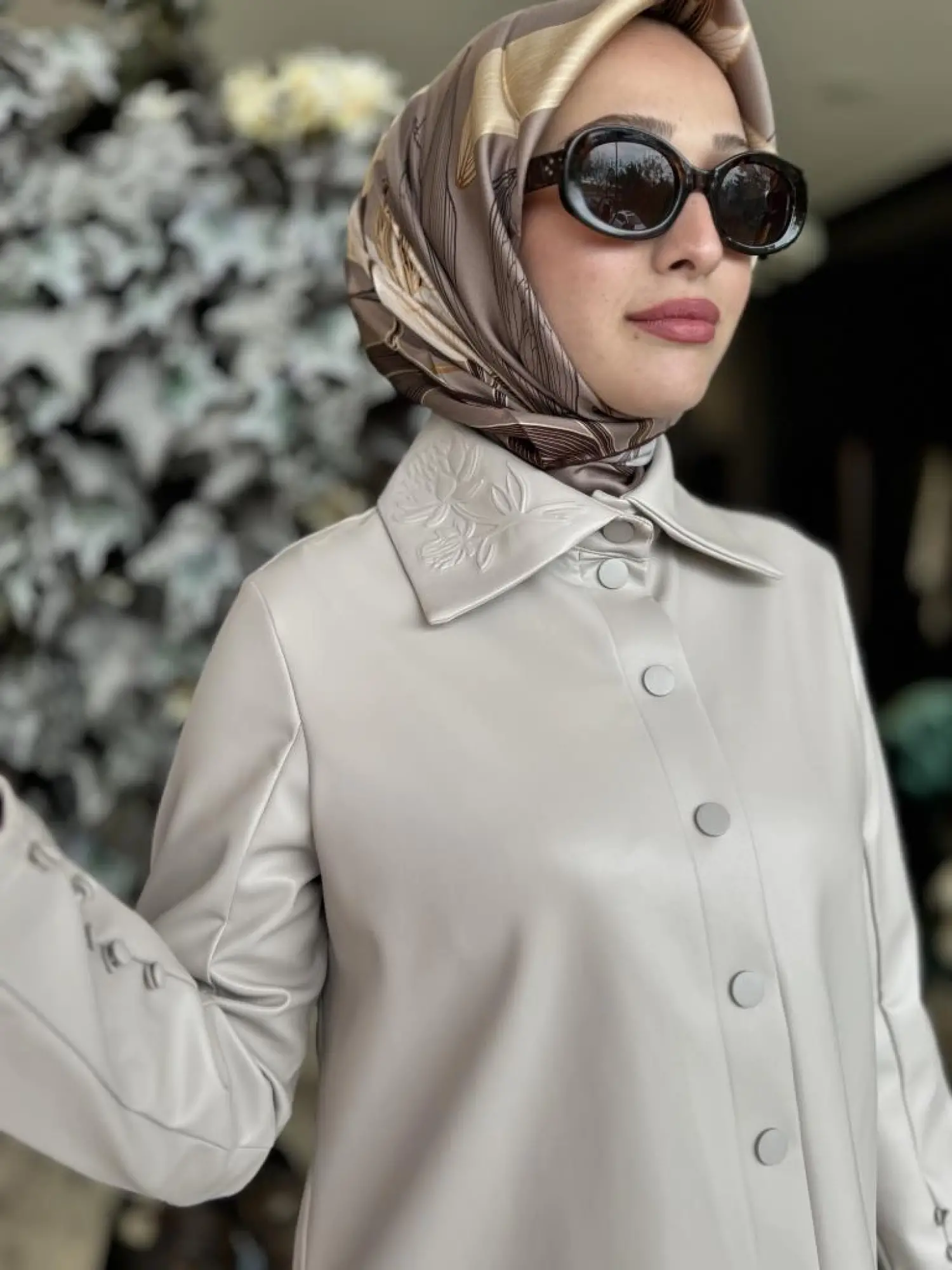 Vuu Yaka Detaylı Deri Gömlek 24FW2V128