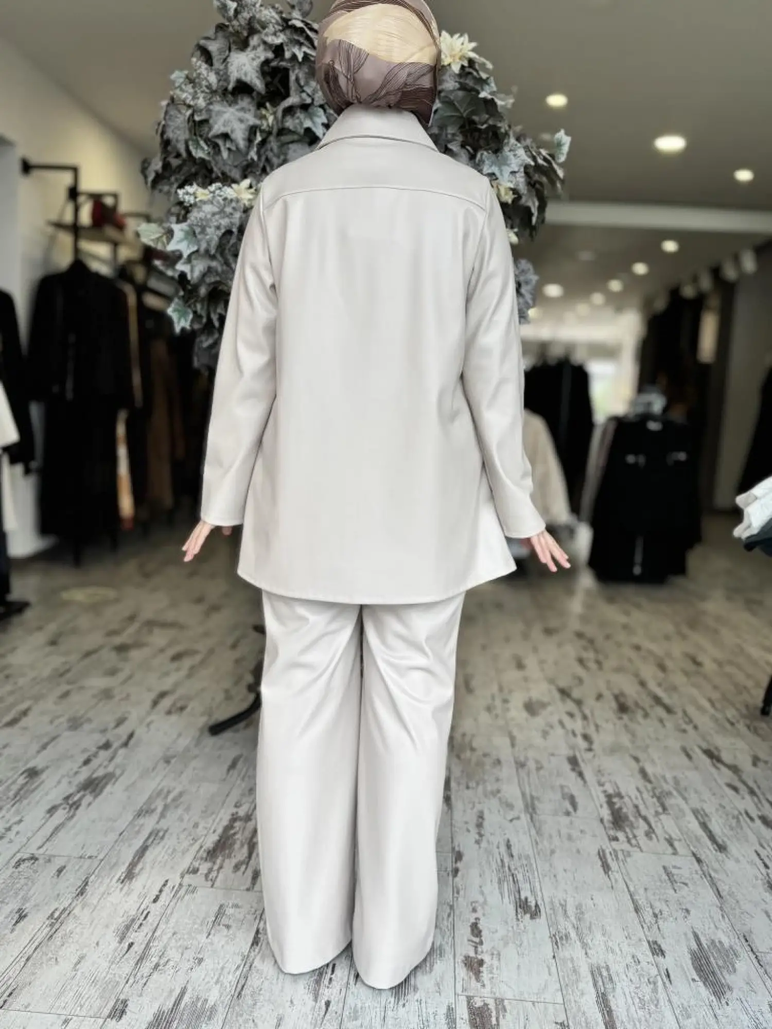 Vuu Yaka Detaylı Deri Gömlek 24FW2V128