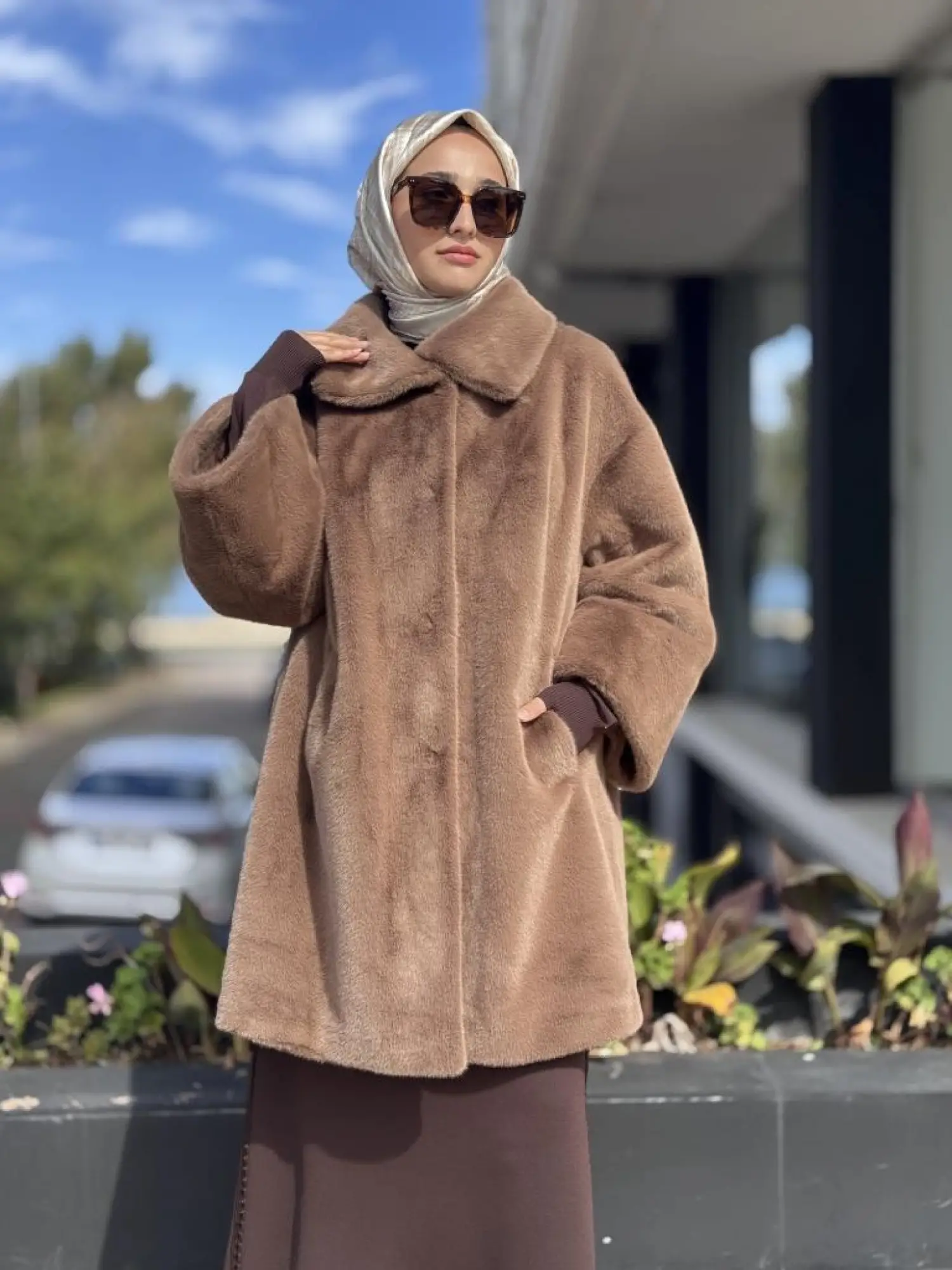 WOM BTQ Çıtçıtlı Kürk Kaban