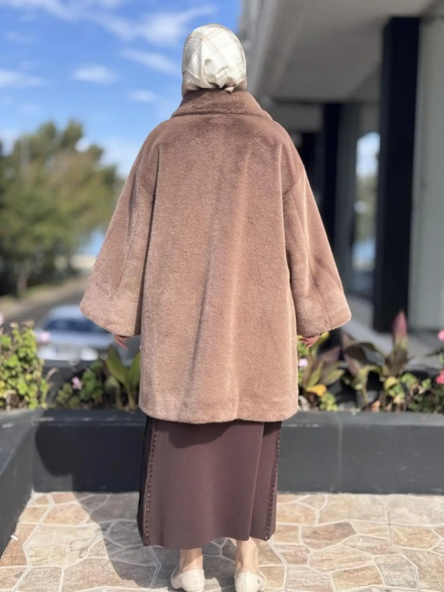 WOM BTQ Çıtçıtlı Kürk Kaban