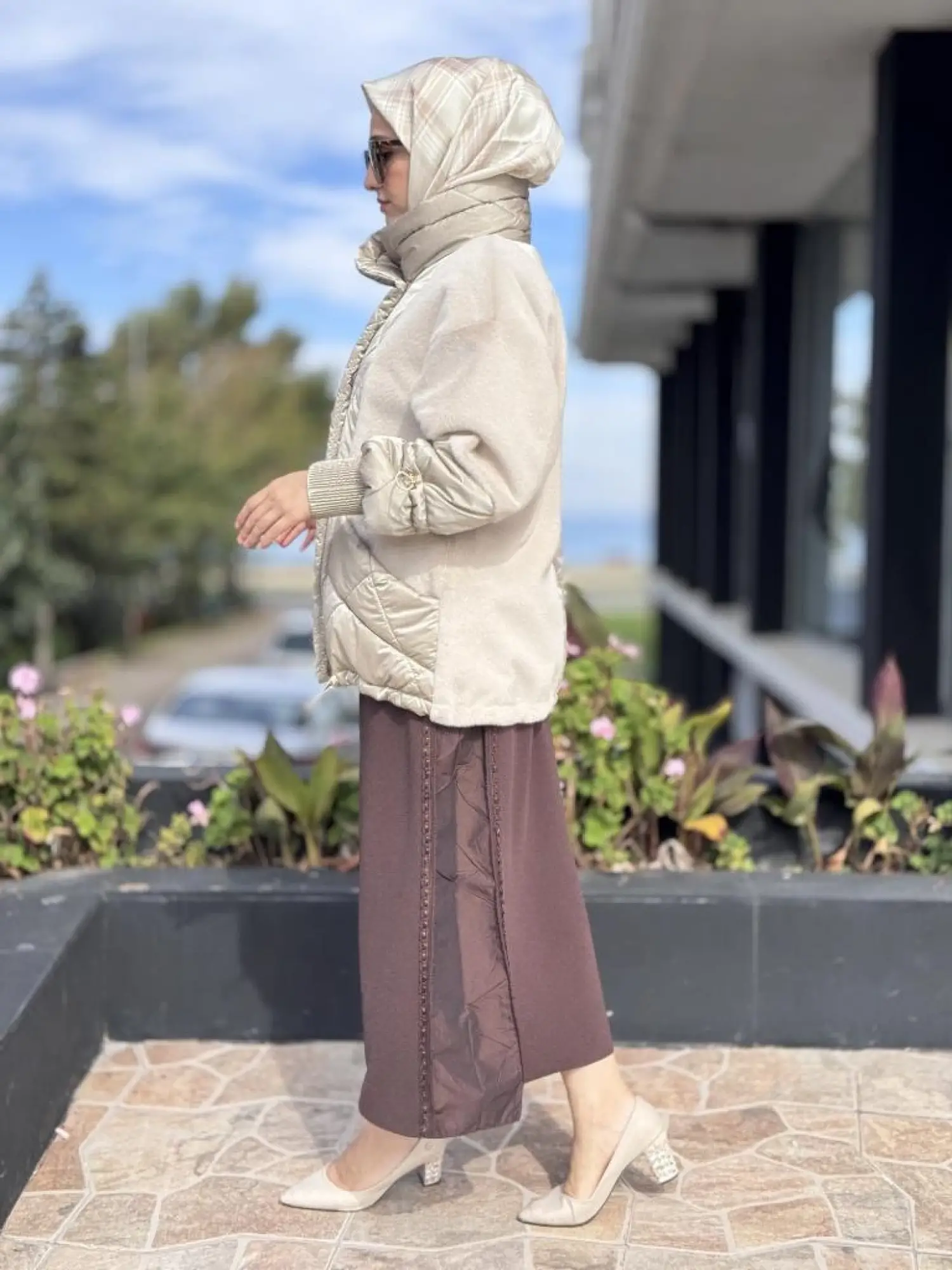 WOM BTQ Kürk Detaylı Önden Cepli Mont