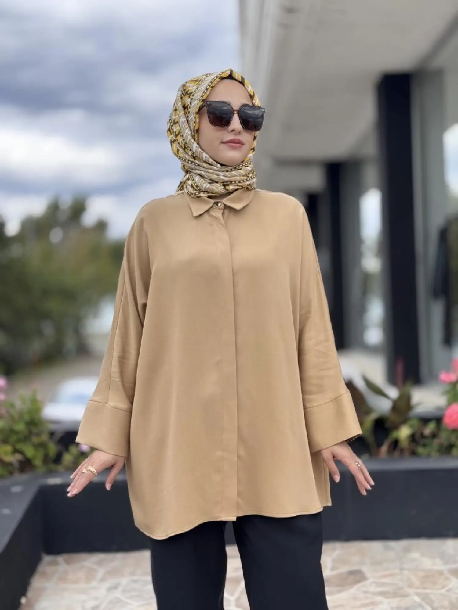 WOM BTQ Mevsimlik Tencel Patlı Gömlek