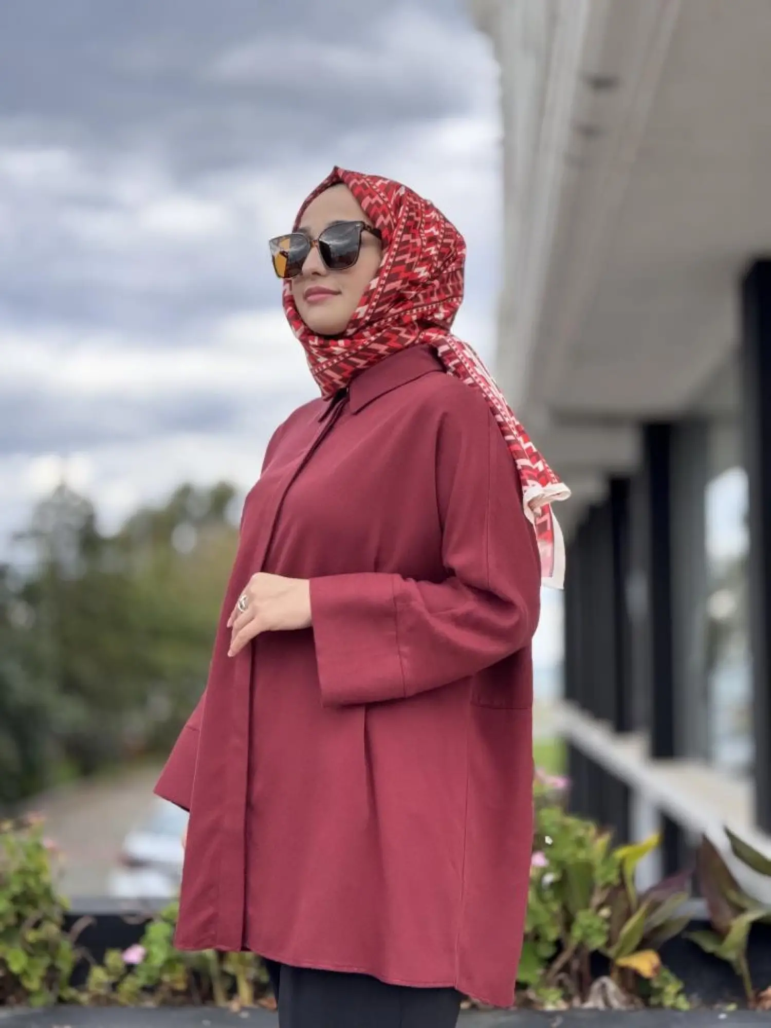 WOM BTQ Mevsimlik Tencel Patlı Gömlek