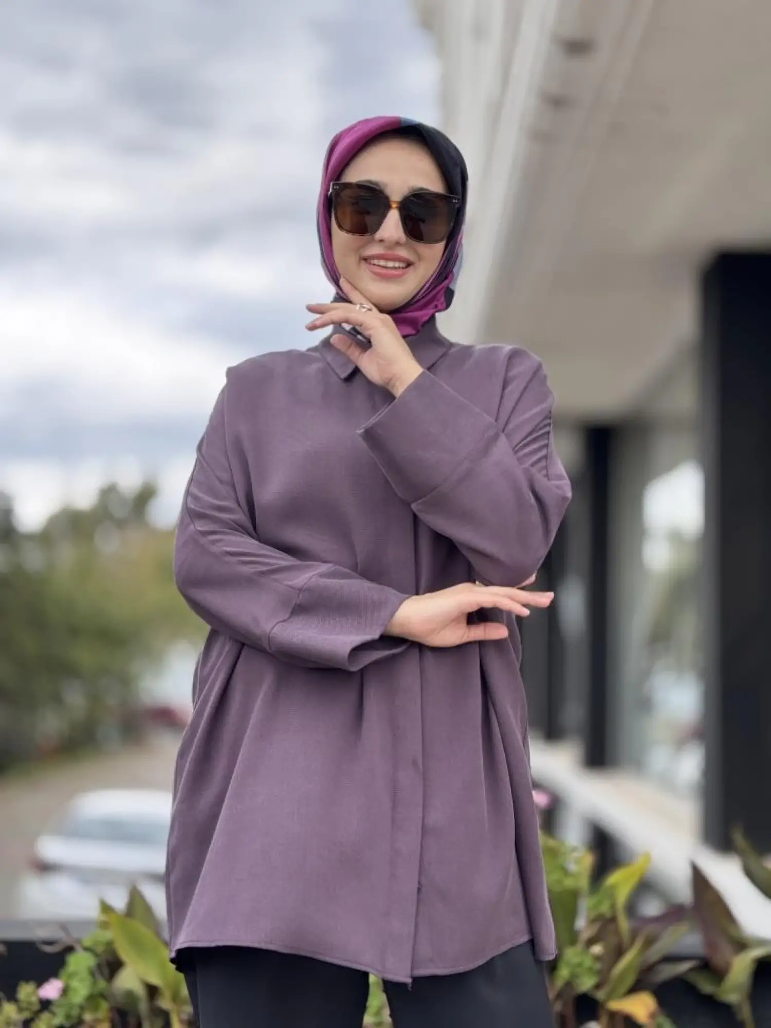 WOM BTQ Mevsimlik Tencel Patlı Gömlek