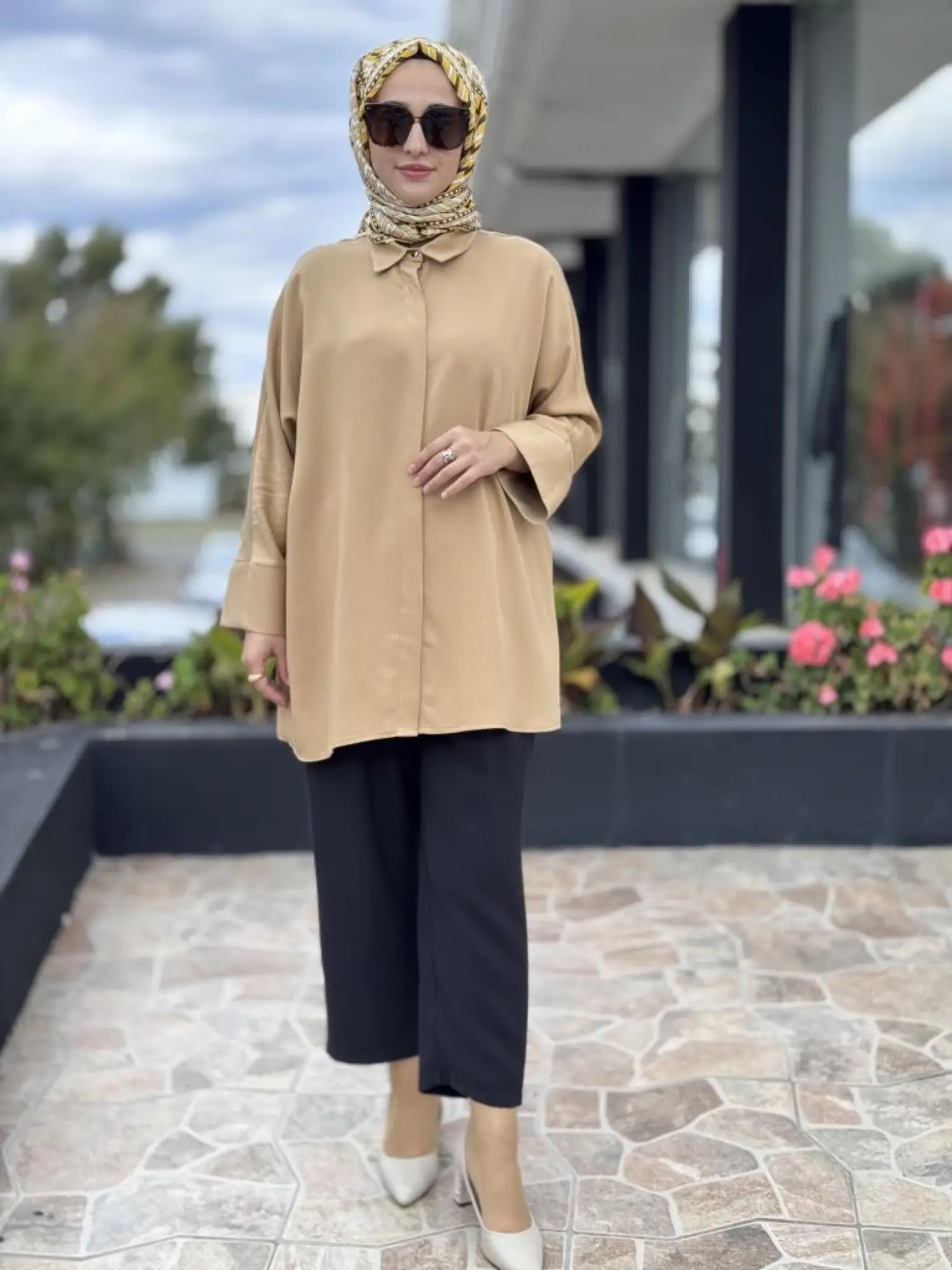 WOM BTQ Mevsimlik Tencel Patlı Gömlek