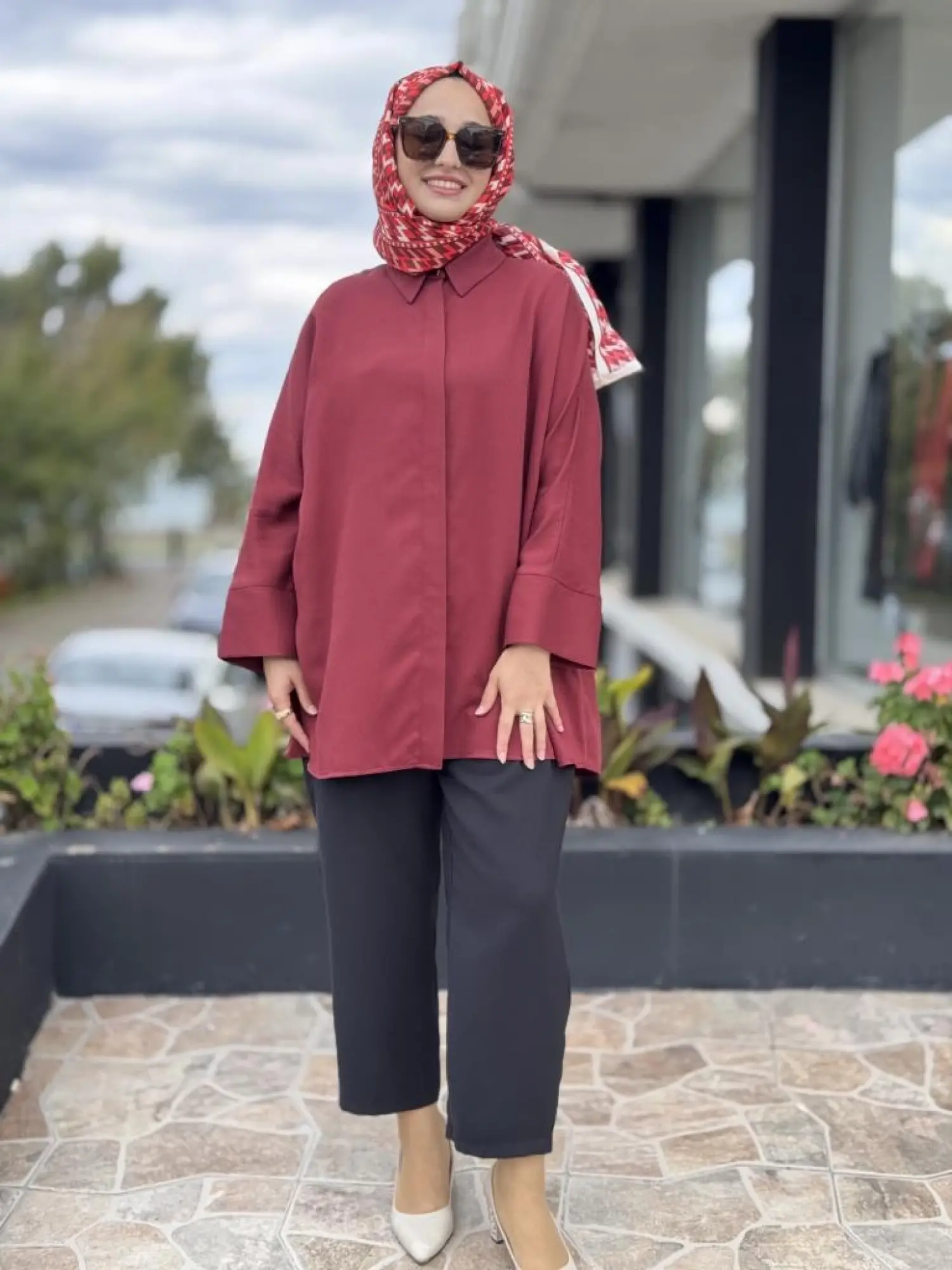 WOM BTQ Mevsimlik Tencel Patlı Gömlek