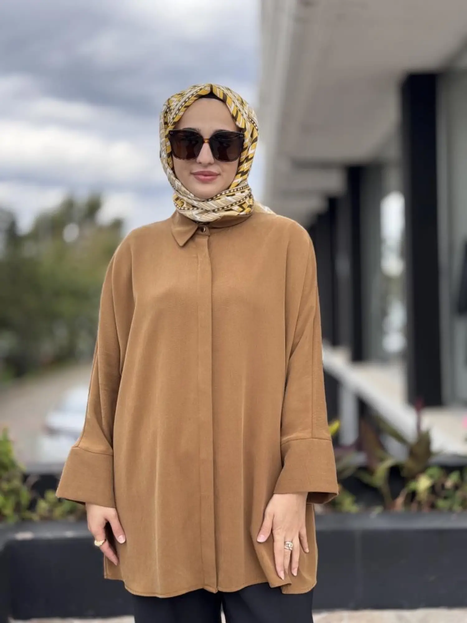 WOM BTQ Mevsimlik Tencel Patlı Gömlek