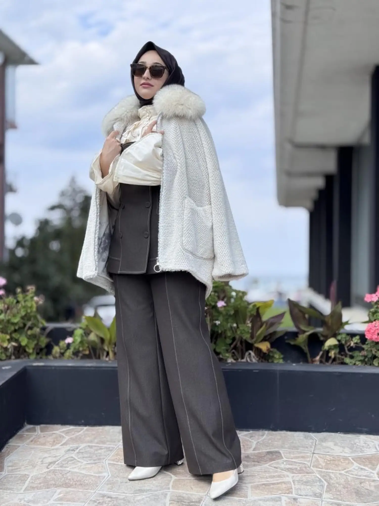 WOM BTQ Petek Dokulu Kürklü Kaban