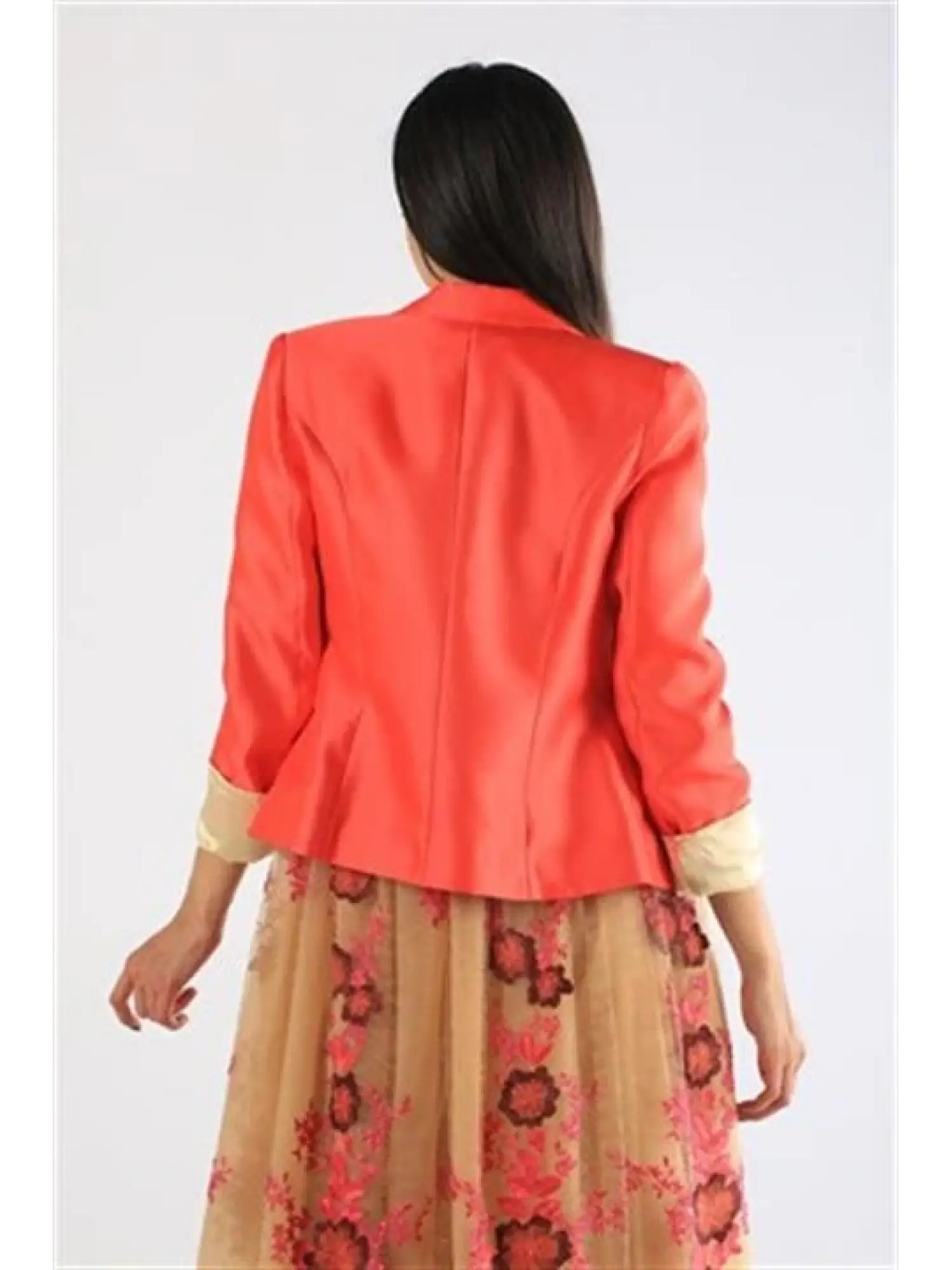 ZEMS NAR ÇİÇEĞİ ABİYE CEKET 2116