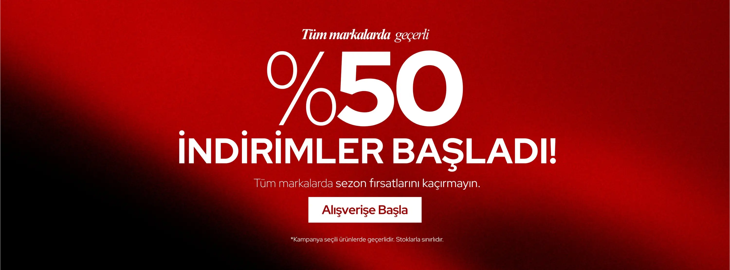 İndirim Başladı