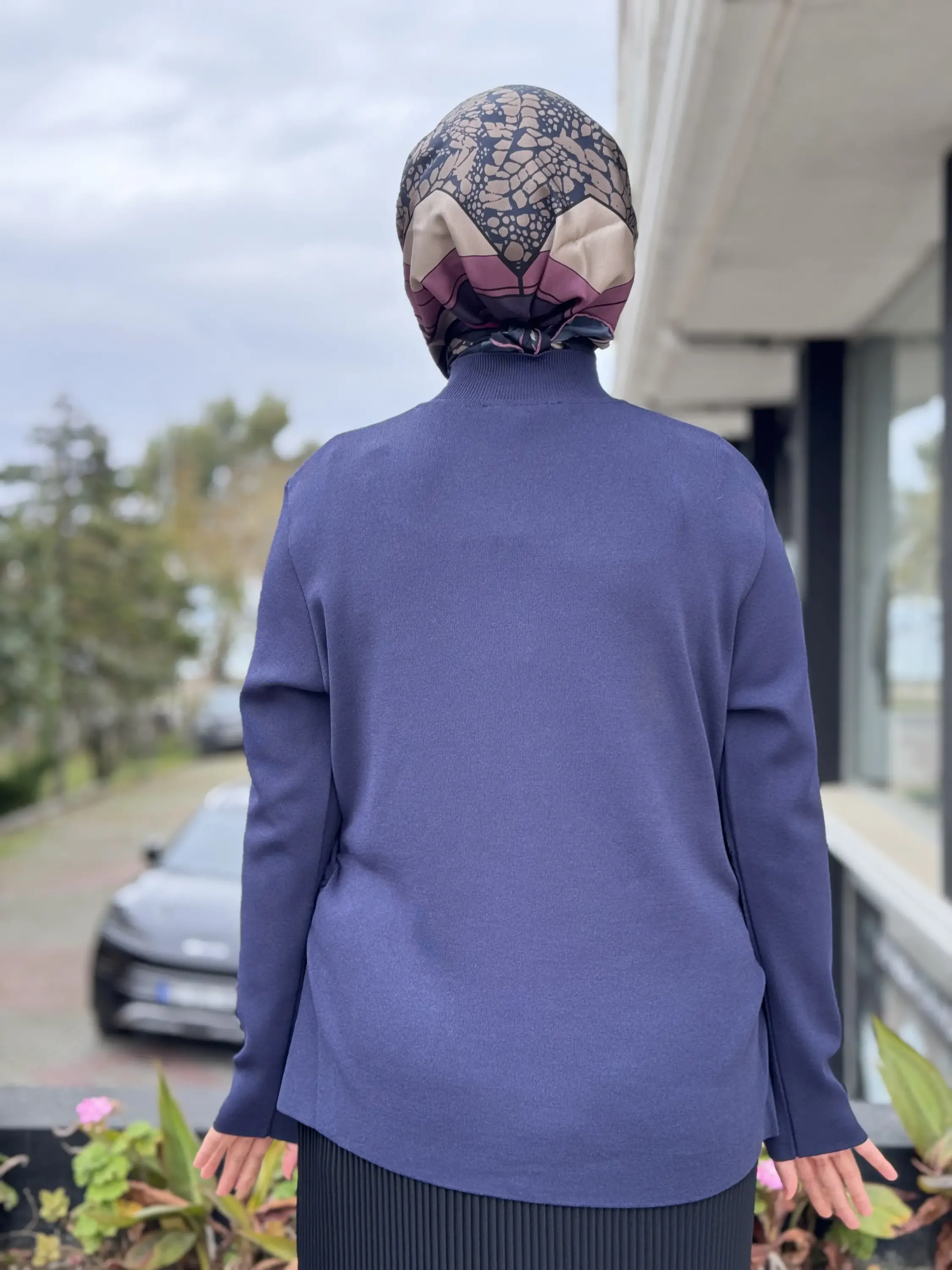 Ghisa İnci Düğme Detaylı Büzgülü Hırka G3294