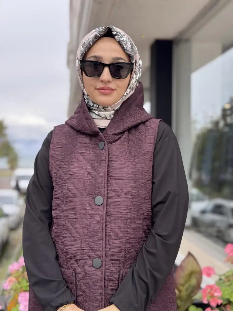 Almarwah Çıtçıt Kapamalı Cepli Kapitone Yelek 505329